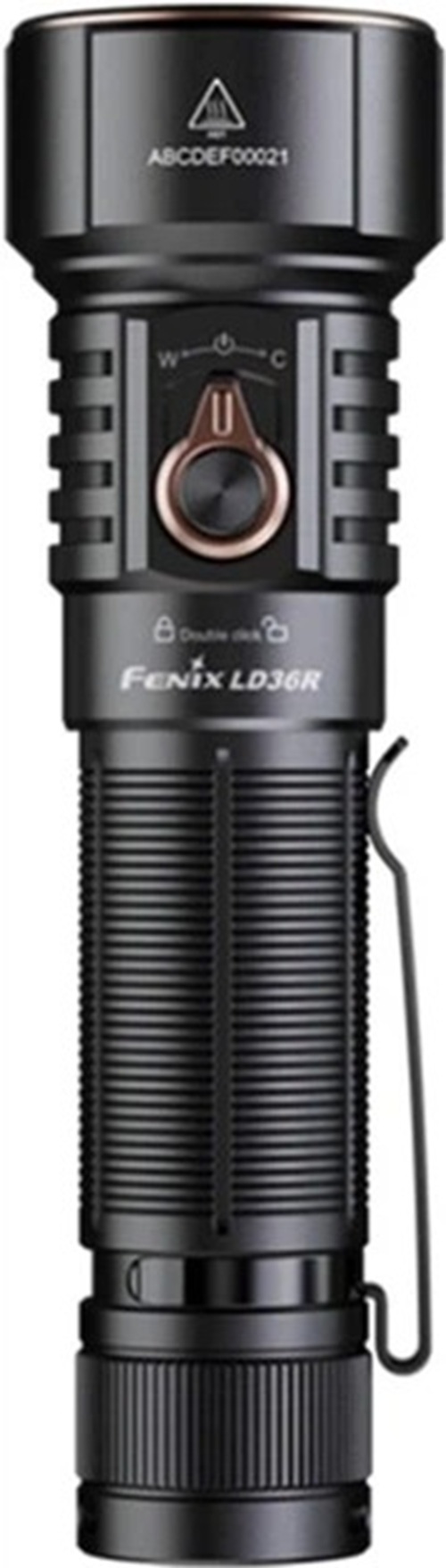 Ліхтар ручний Fenix чорний (LD36RB) фото