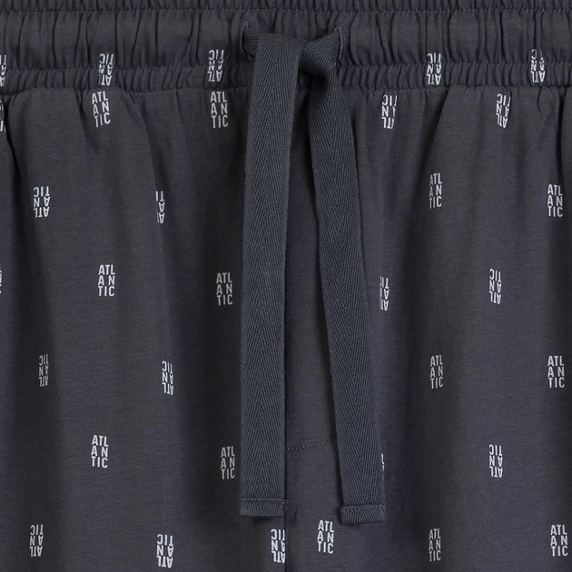 Пижама футболка, штаны мужская Atlantic NMP - 403 2XL мятная/графитовая фото4