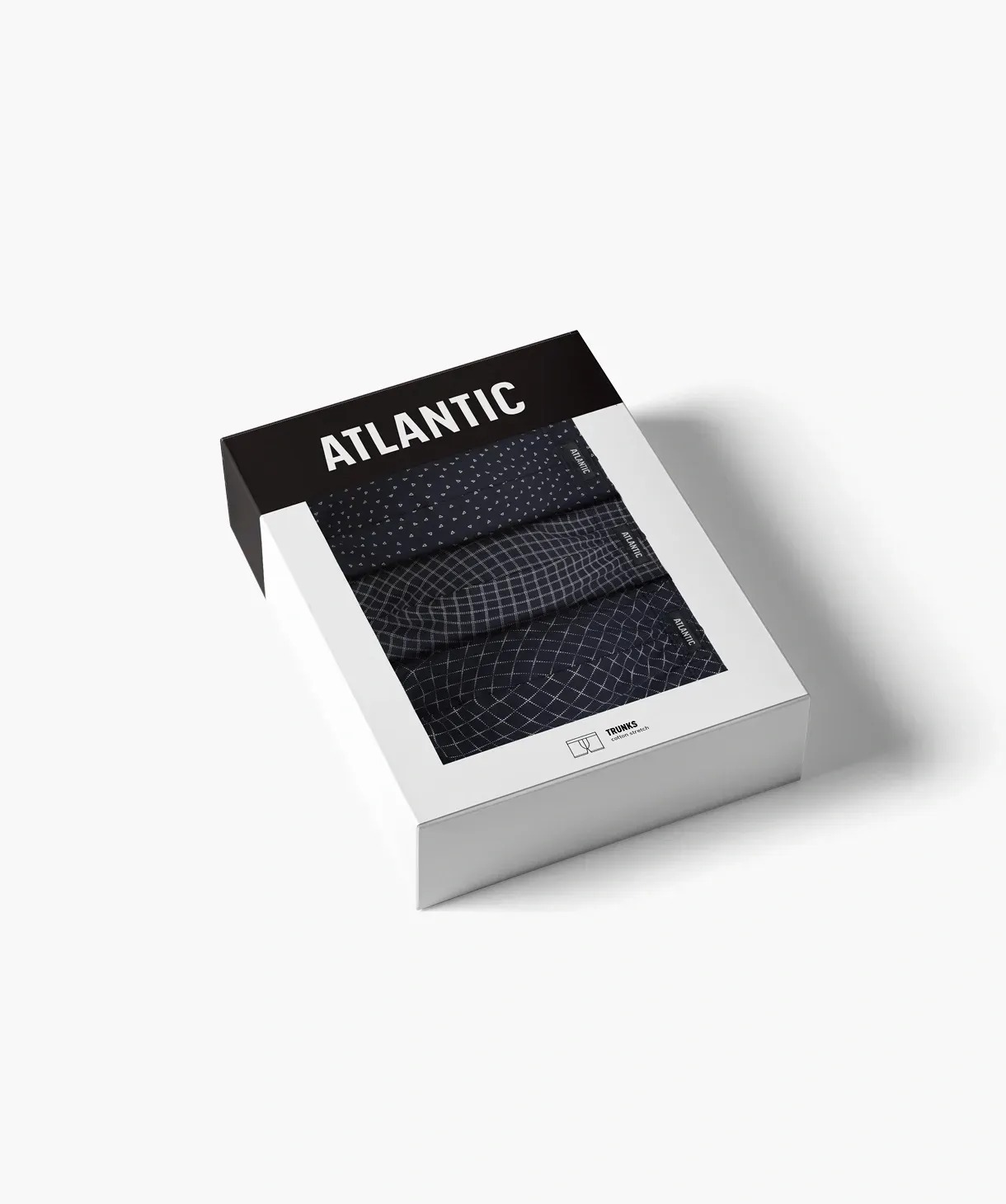 Набор трусов - боксеров мужских Atlantic 3MH - 236 M 3 шт синие фото6