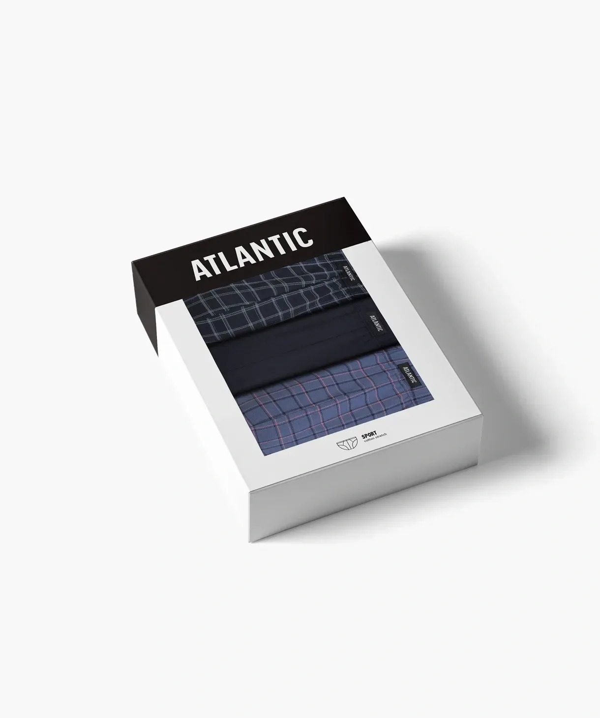 Набор трусов - брифов мужских Atlantic 3MP - 216 M 3 шт синие фото6