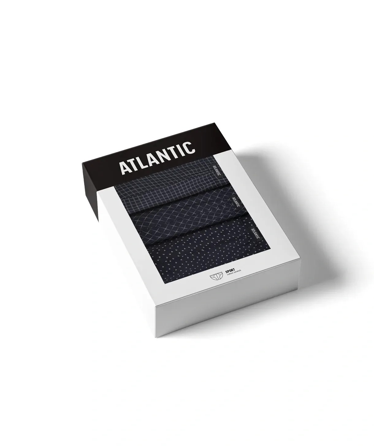 Набор трусов - брифов мужских Atlantic 3MP - 218 M 3 шт синие фото6