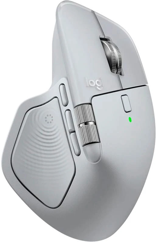 Мышь Logitech MX Master 4 Performance Wireless/Bluetooth Mouse Pale Grey (L910-007563) фото3