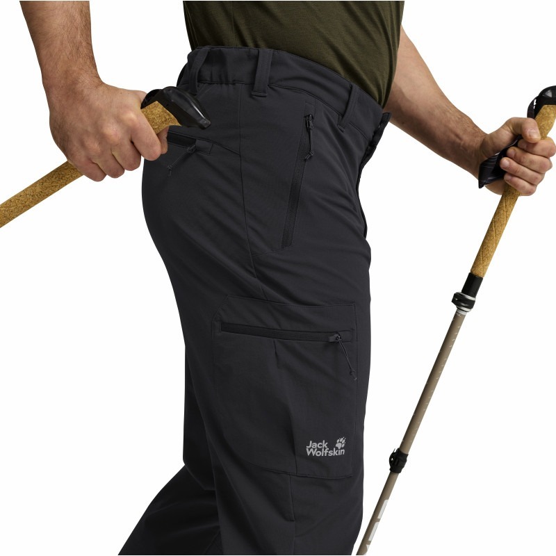 Штани чоловічі Jack Wolfskin Activate Flex Pants M A66392_6350 48 темно-сірі фото4