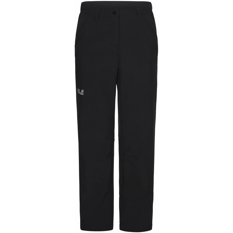 Штаны утепленые детские Jack Wolfskin Fourwinds Pants K A66681_6000 152 черные фото6
