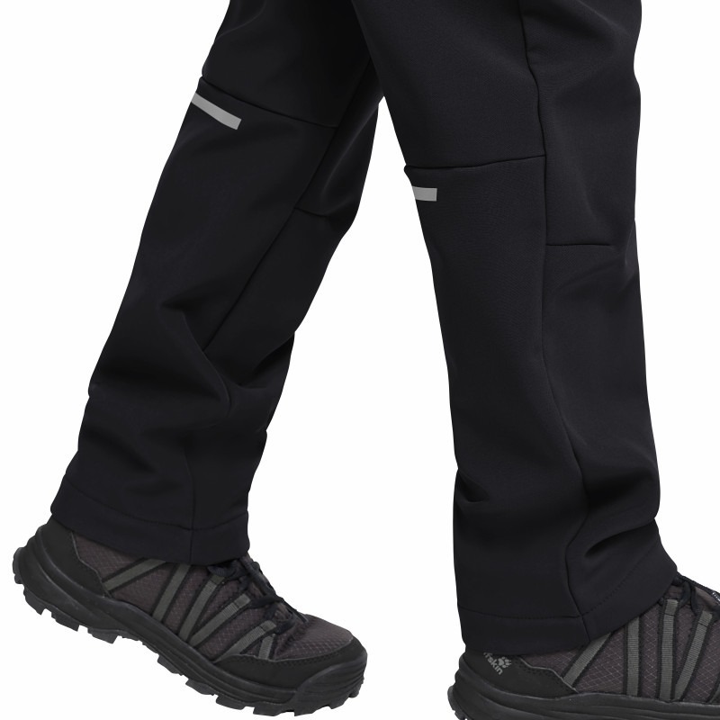 Штаны утепленые детские Jack Wolfskin Fourwinds Pants K A66681_6000 140 черные фото5