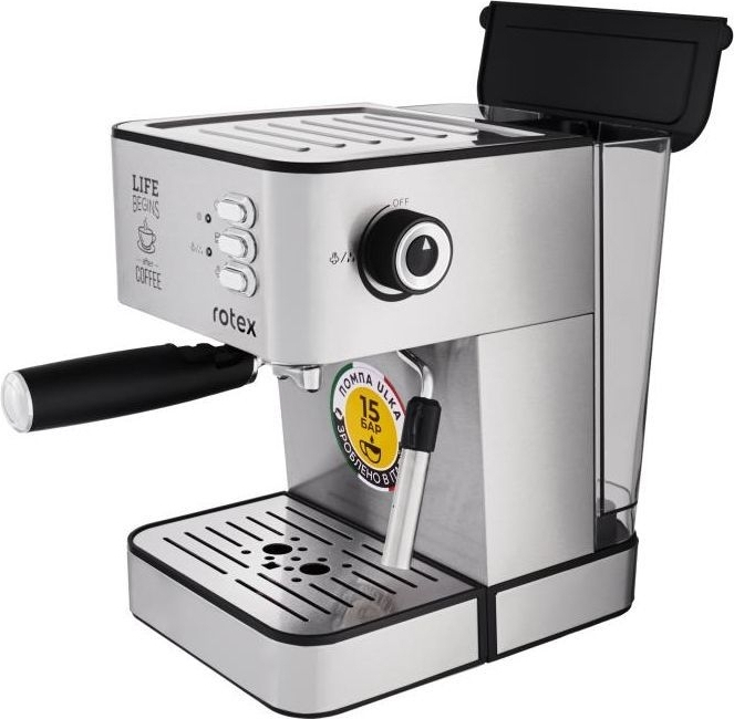 Кофеварка рожковая Rotex RCM750-S Life Espresso фото2