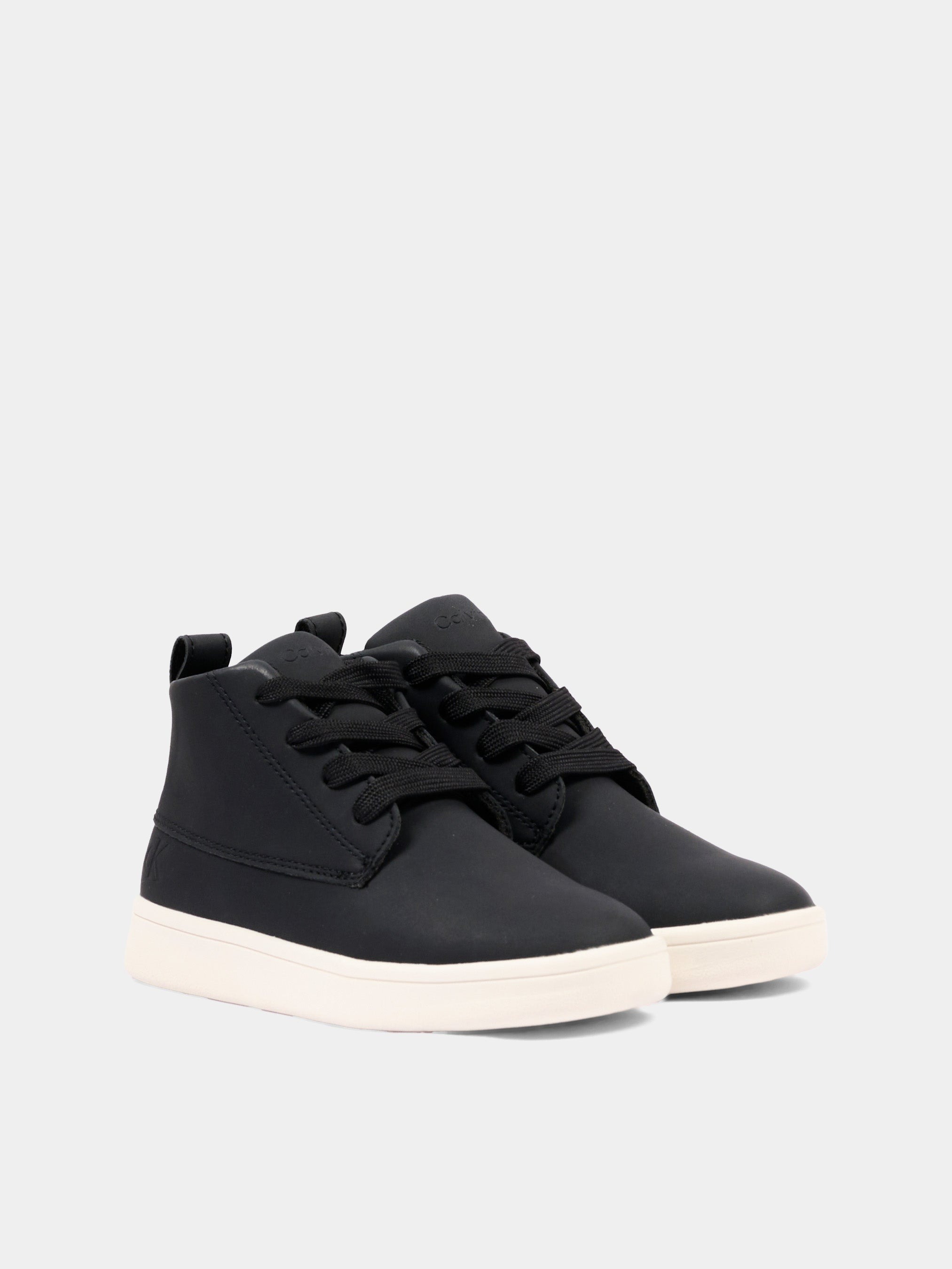 Кеды детские Calvin klein Mid Lace-Up Shoe V3X4-83458-0315999 39 черные фото2
