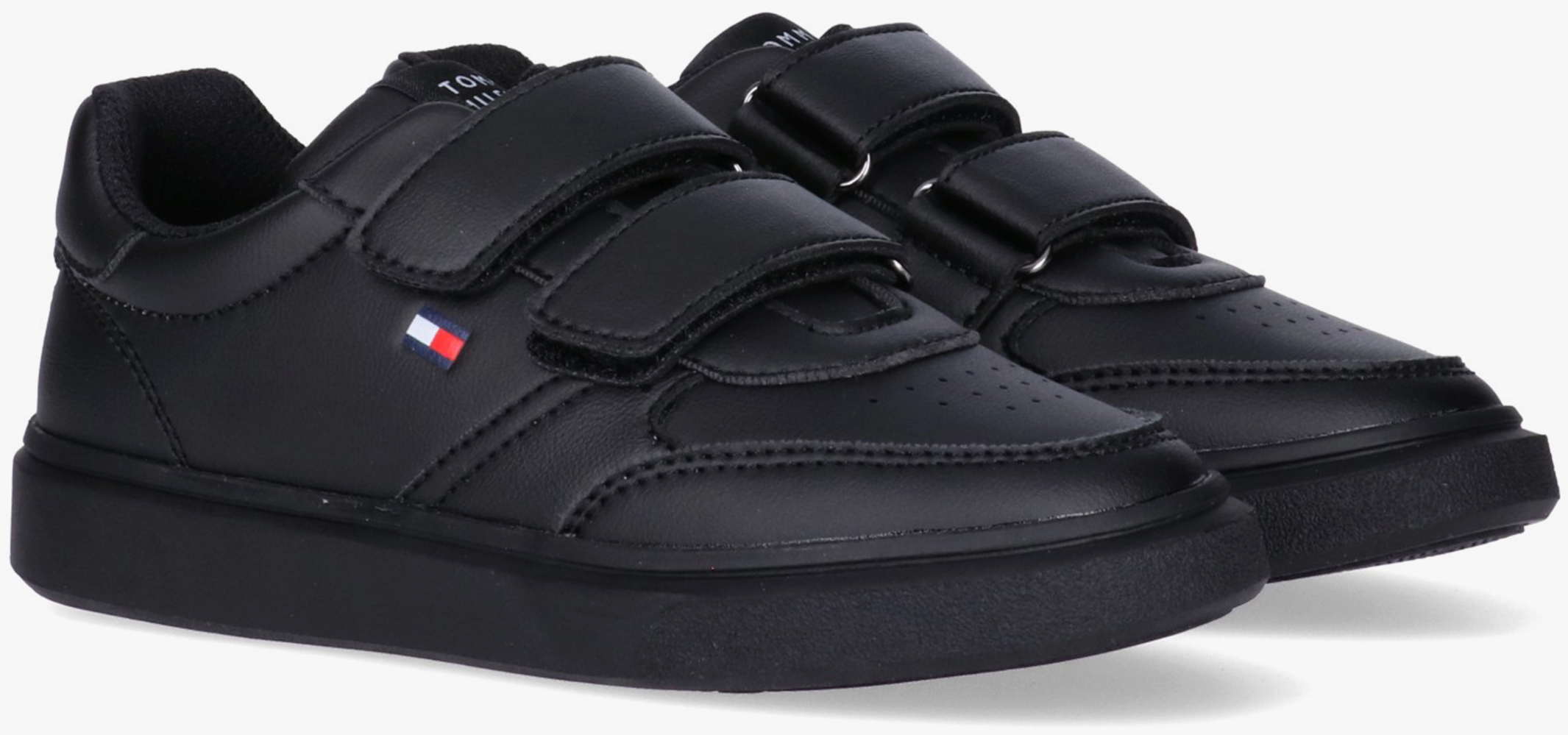 Кеды детские Tommy Hilfiger Low Cut Velcro T3X9-35240-1355999 32 черные фото2