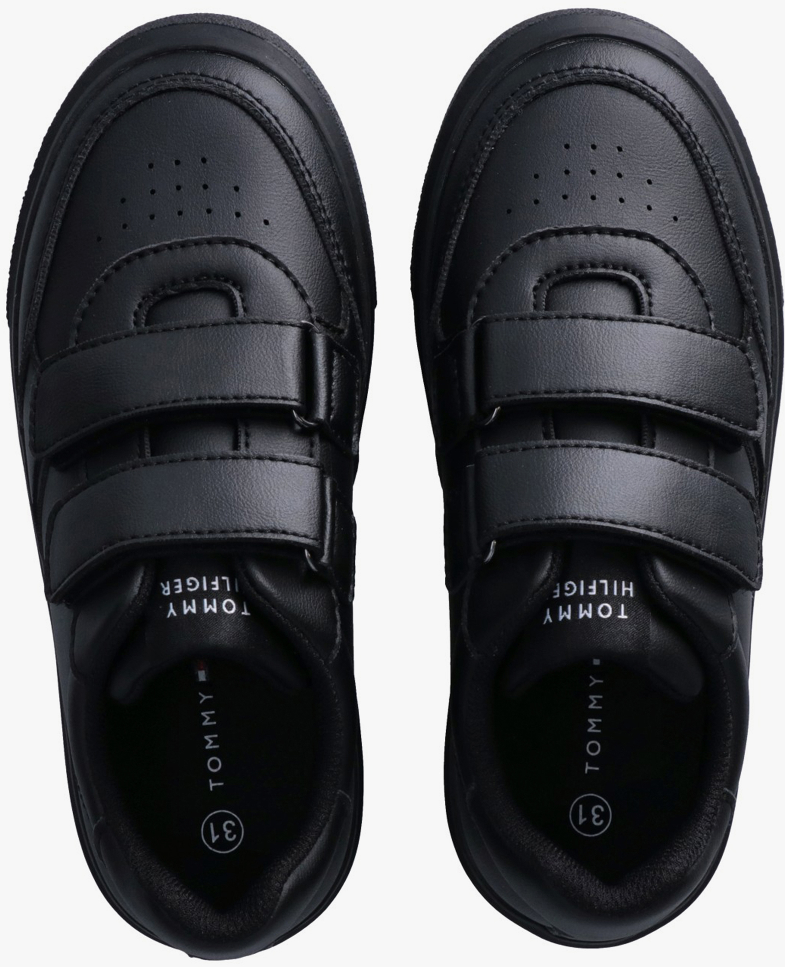 Кеды детские Tommy Hilfiger Low Cut Velcro T3X9-35240-1355999 37 черные фото3