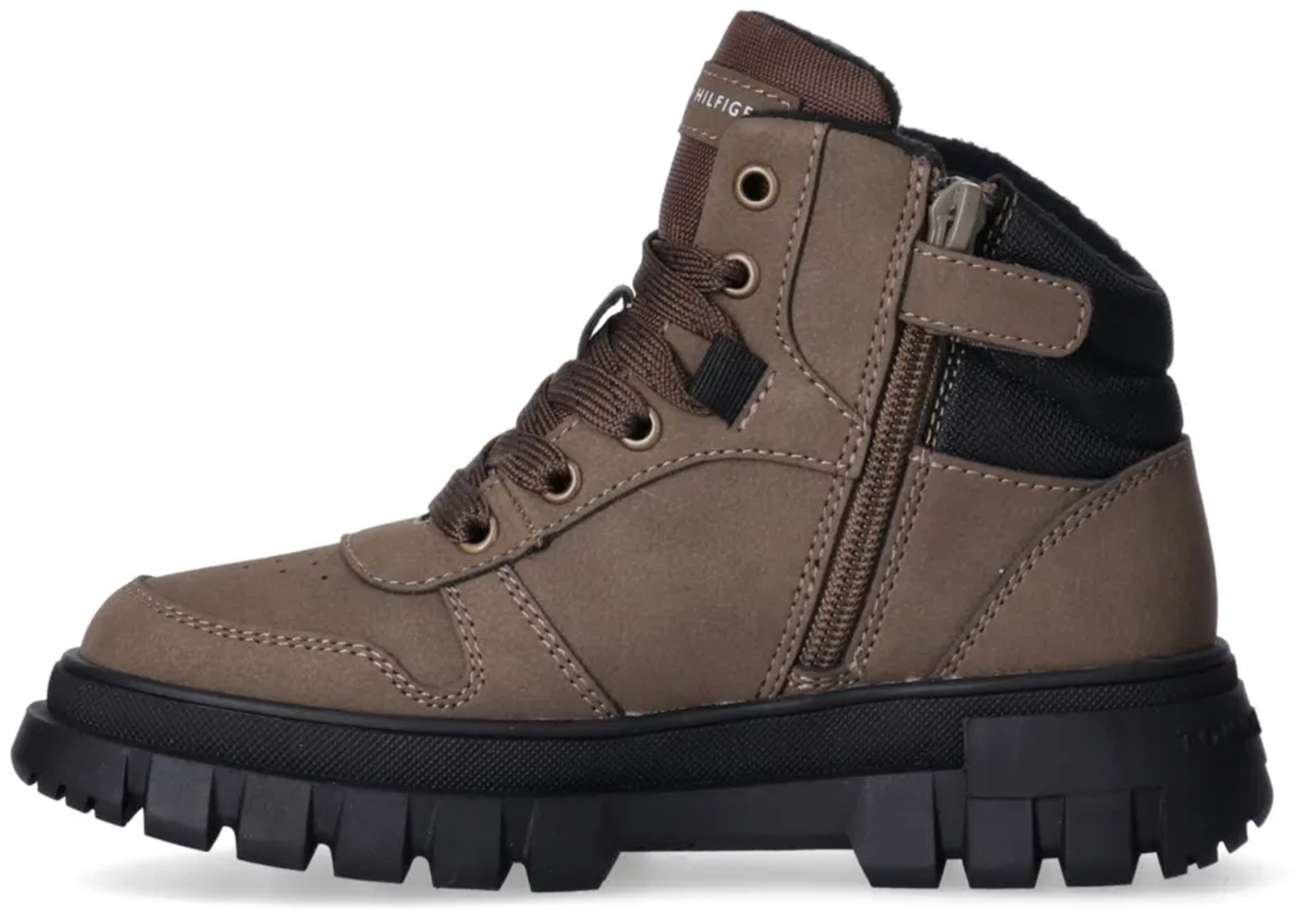 Ботинки Tommy Hilfiger Lace-Up Bootie Mud T3X5-35292-0316X729 39 темно-коричневые фото2
