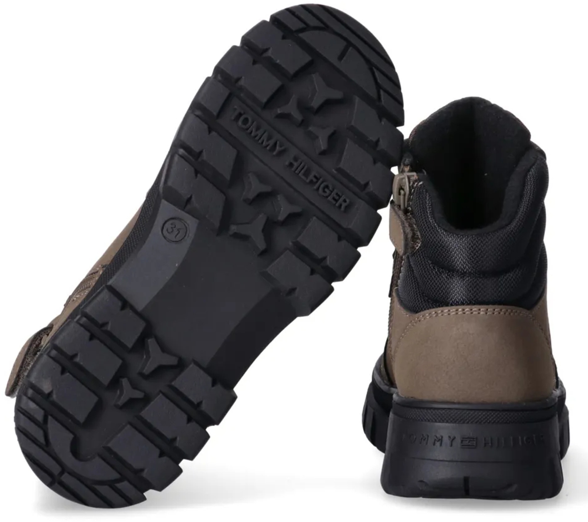 Ботинки Tommy Hilfiger Lace-Up Bootie Mud T3X5-35292-0316X729 41 темно-коричневые фото4