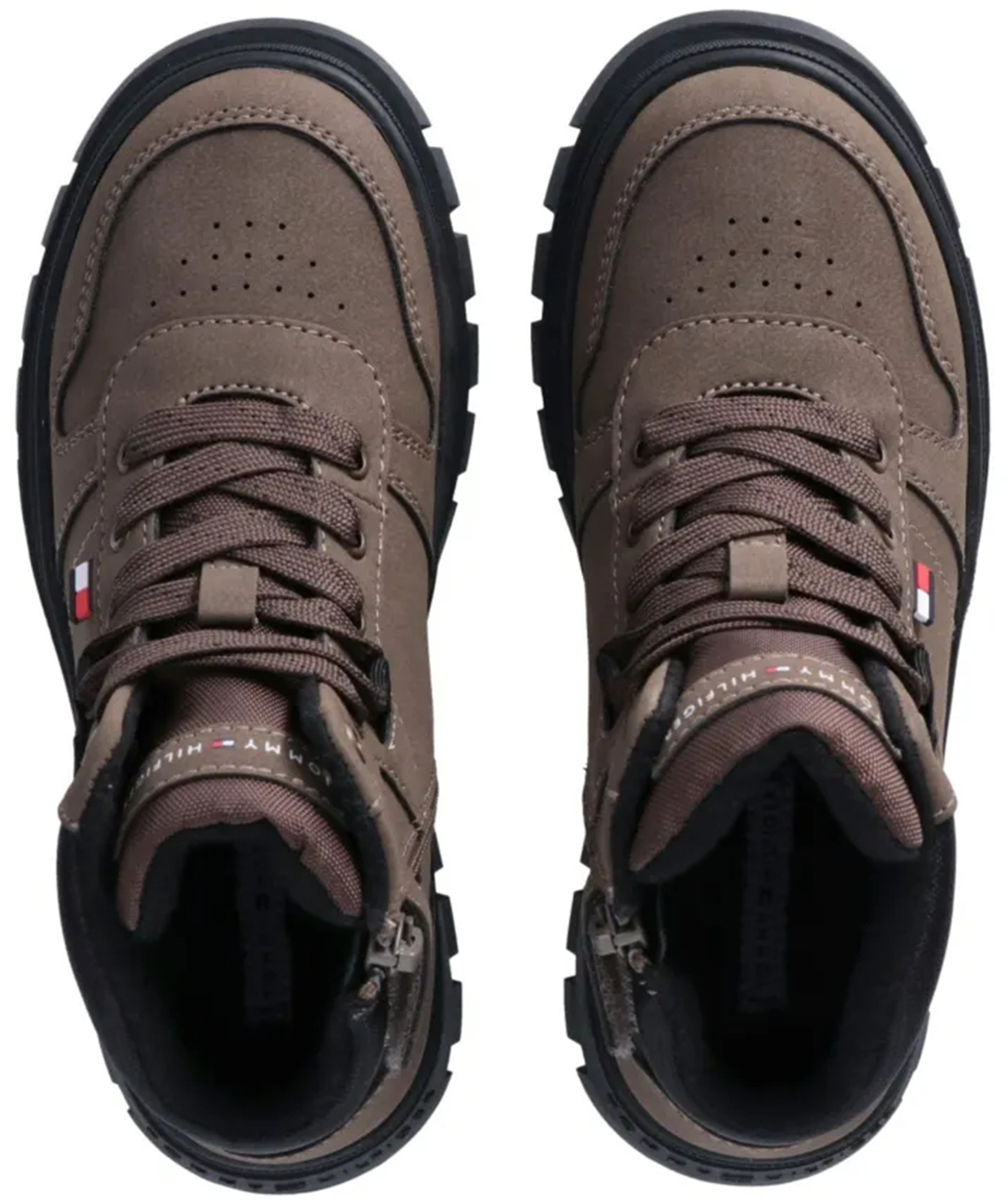 Ботинки Tommy Hilfiger Lace-Up Bootie Mud T3X5-35292-0316X729 41 темно-коричневые фото5