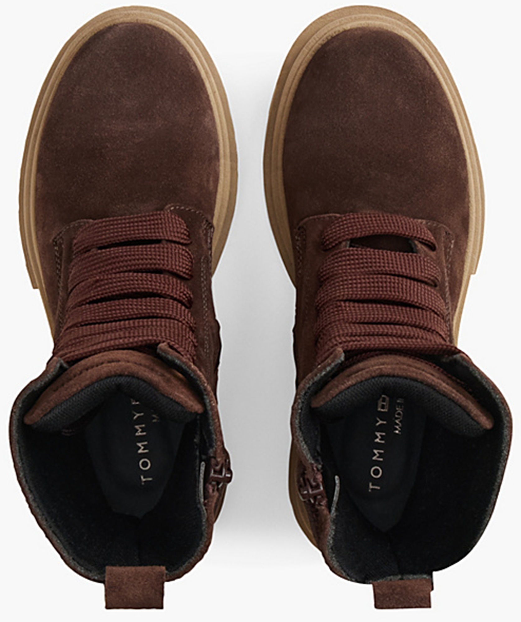 Черевики для дівчаток Tommy Hilfiger Lace-Up Bootie T4A5-35172-1429525 38 темно-коричневі фото4