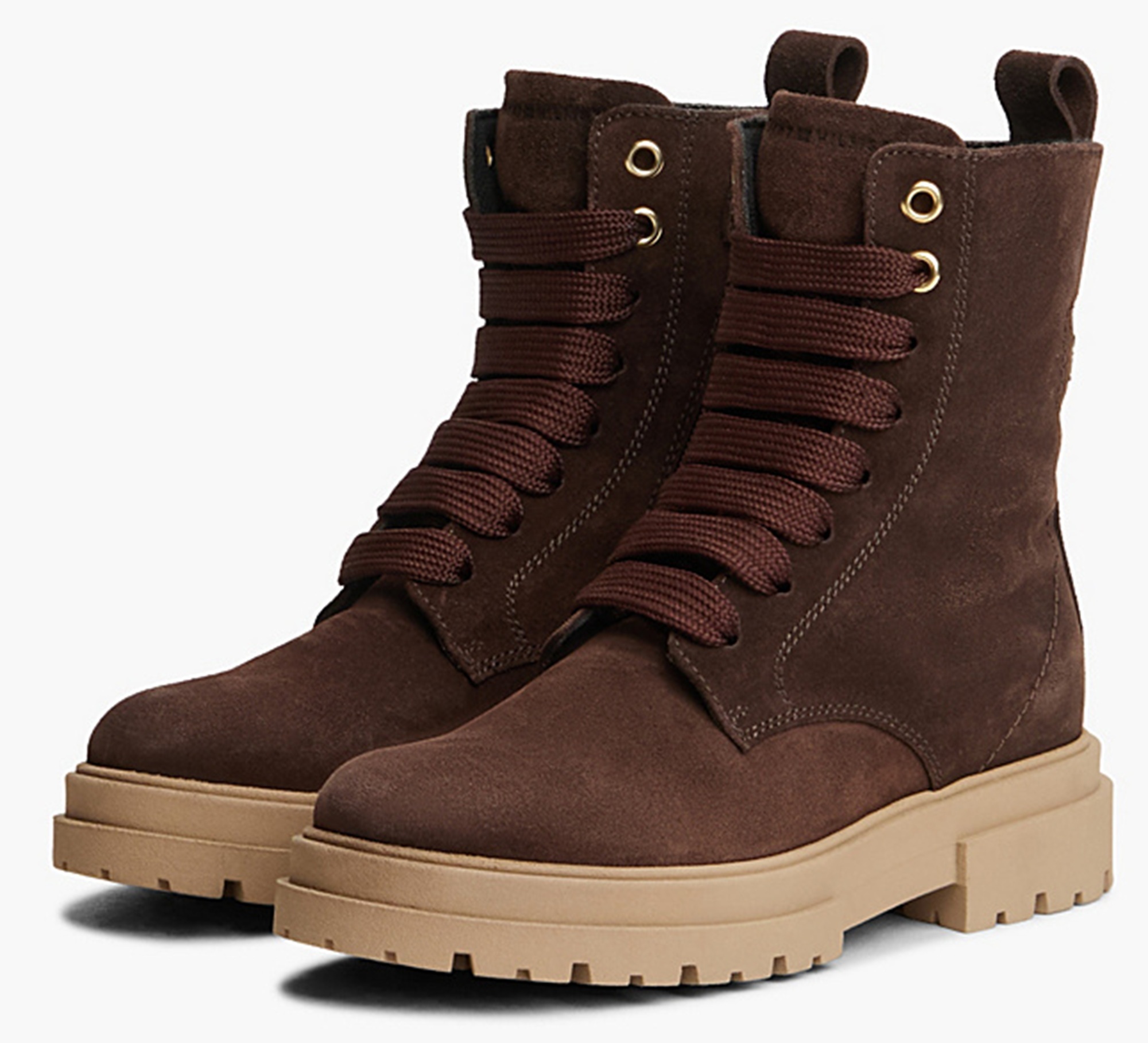 Ботинки для девочек Tommy Hilfiger Lace-Up Bootie T4A5-35172-1429525 40 темно-коричневые фото2