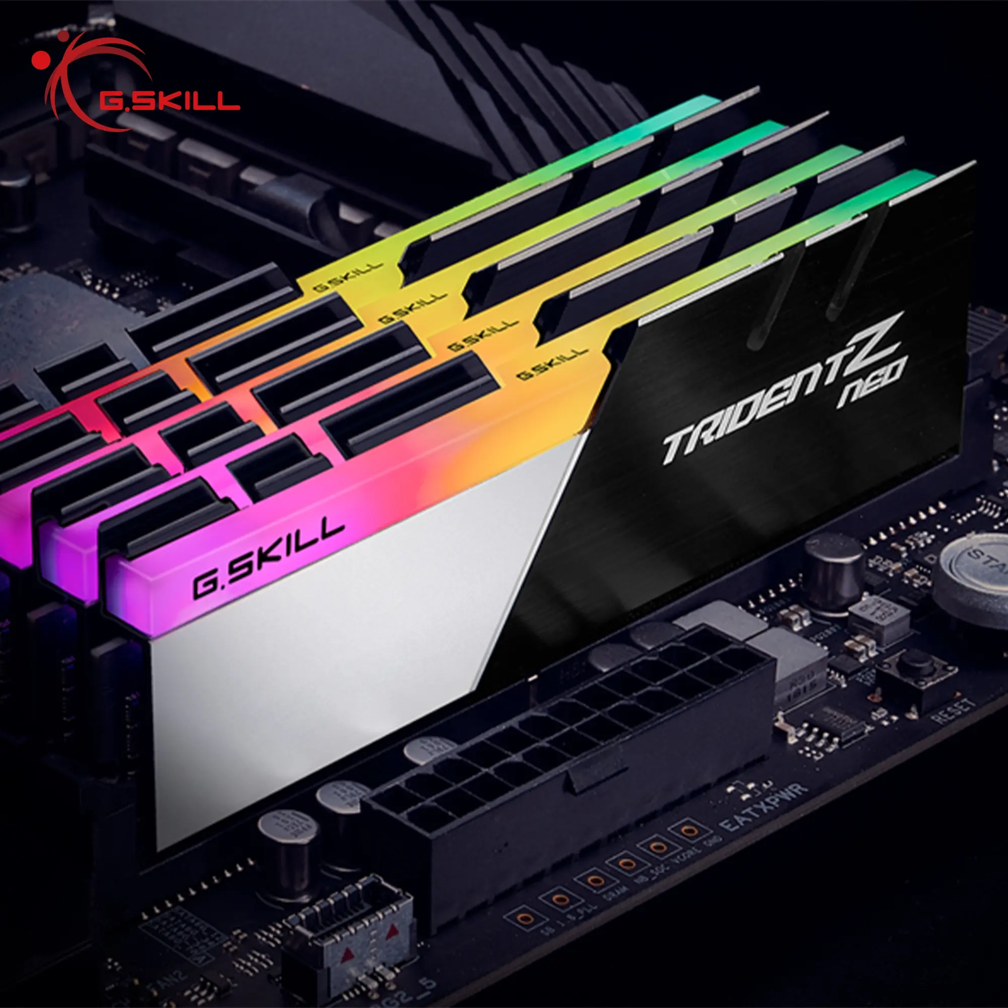 Память для ПК G.Skill DDR4 3600 32GB (2x16GB) Trident Z Neo (F4-3600C18D-32GTZN) фото5