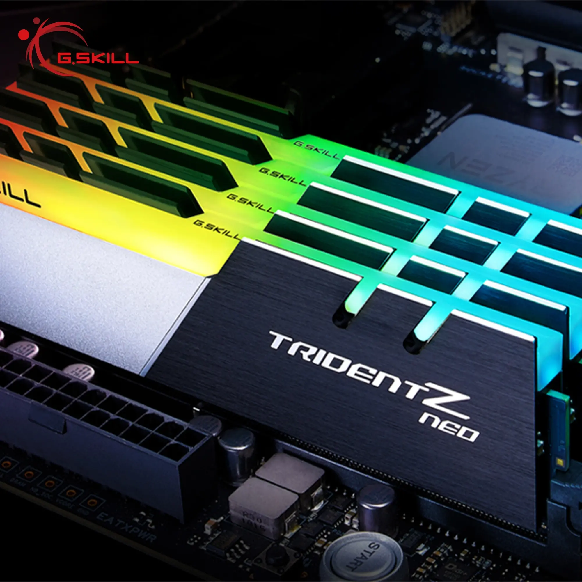 Память для ПК G.Skill DDR4 3600 32GB (2x16GB) Trident Z Neo (F4-3600C18D-32GTZN) фото6