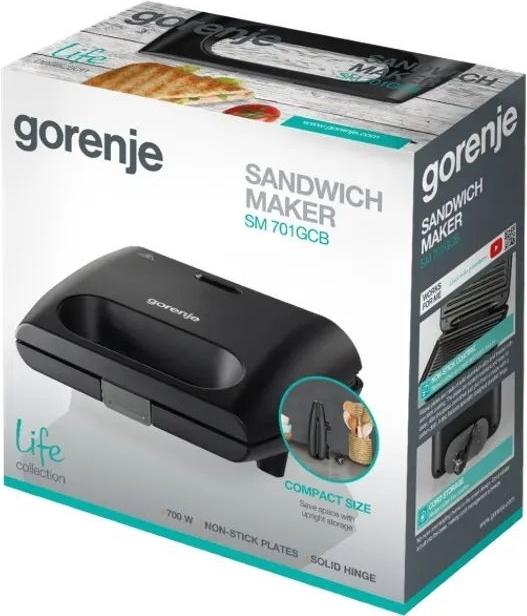 Бутербродниця Gorenje SM701SB фото