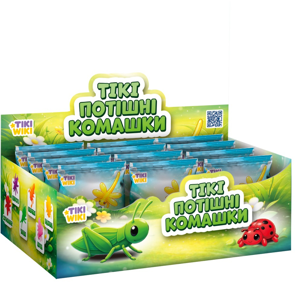Стретч-игрушка в виде животного Tiki Wiki – Tiки Потешные букашки (SQ143) фото3
