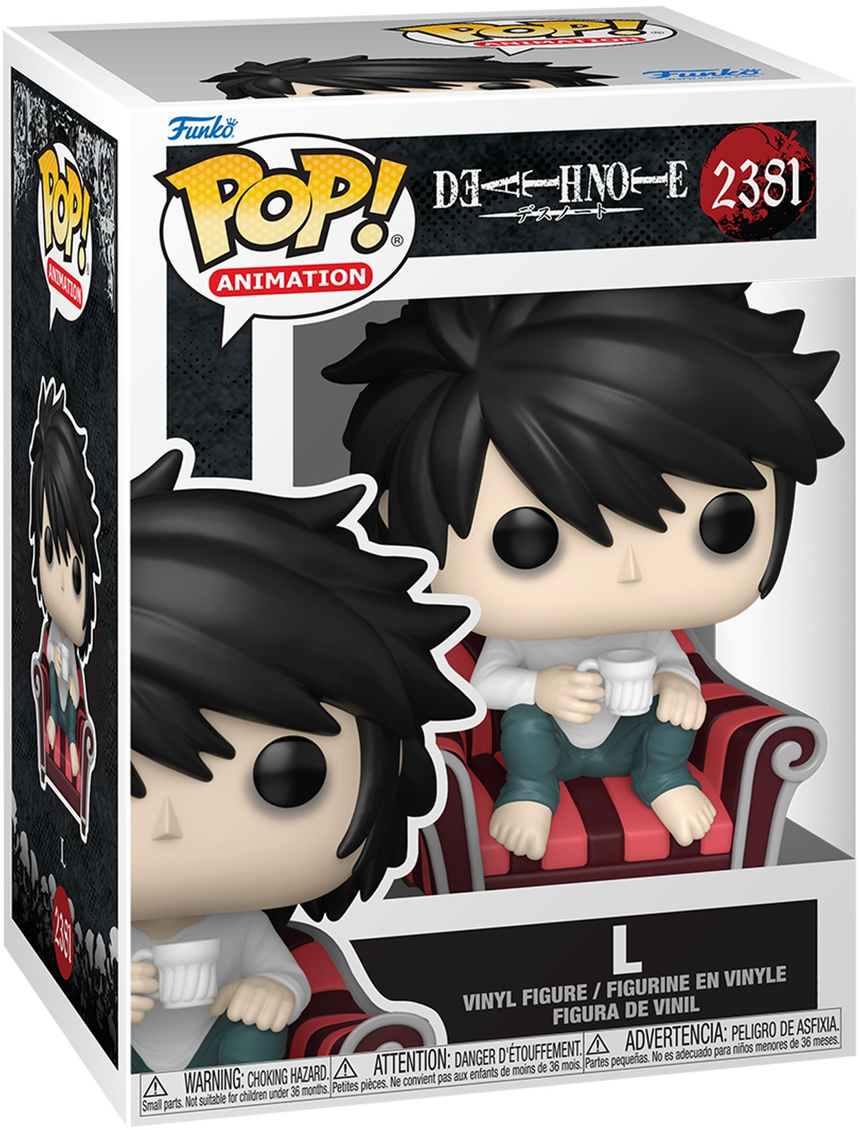 Игровая фигурка Funko POP! серии Тетрадь смерти - L (Эл) (93291) фото2