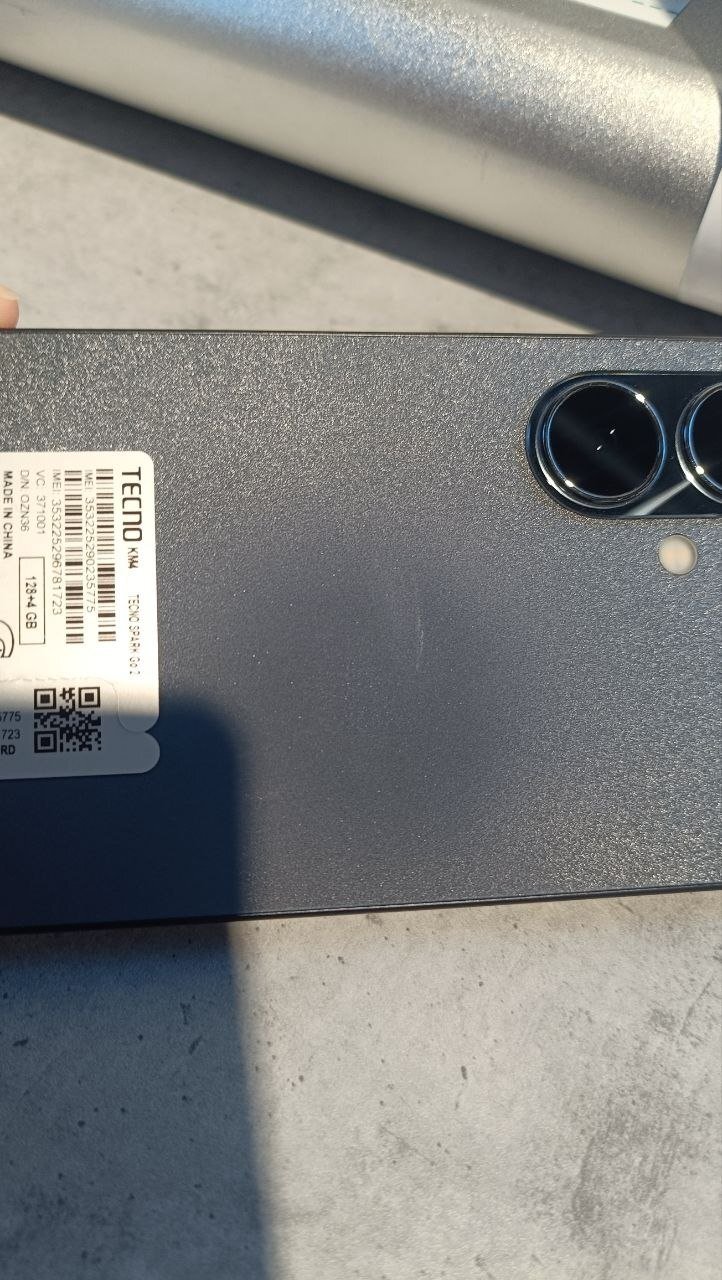 Смартфон TECNO Spark Go 2 (KM4) 4/128Gb Ink Black (4894947089558) фото3