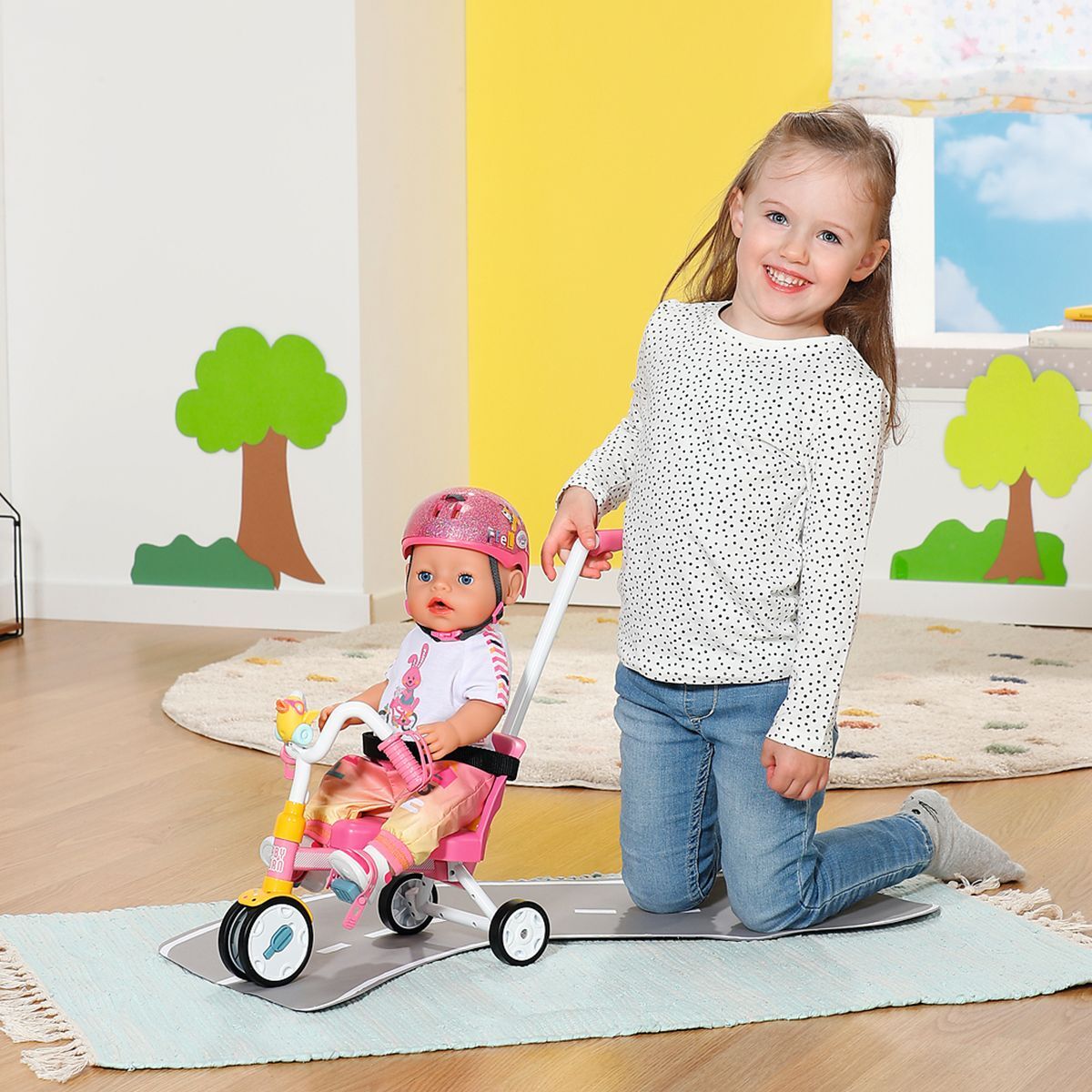 Трехколесный велосипед для куклы Baby Born – Приключения с Бертой (834299) фото