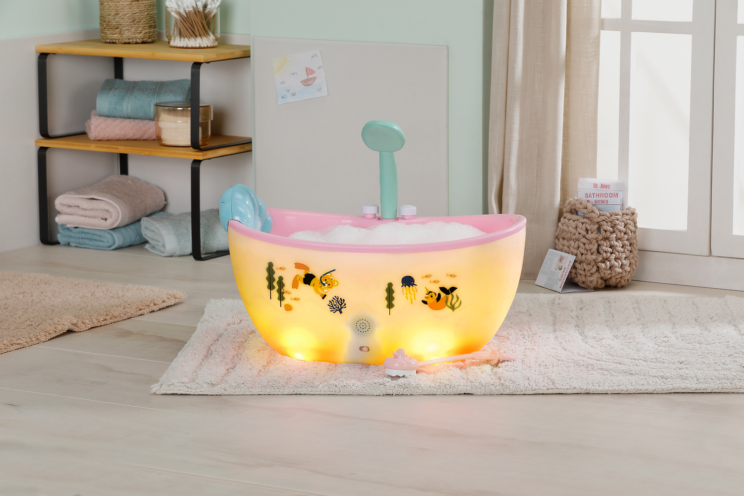 Автоматическая ванночка для куклы Baby Born – Сказочное купание (837993) фото5