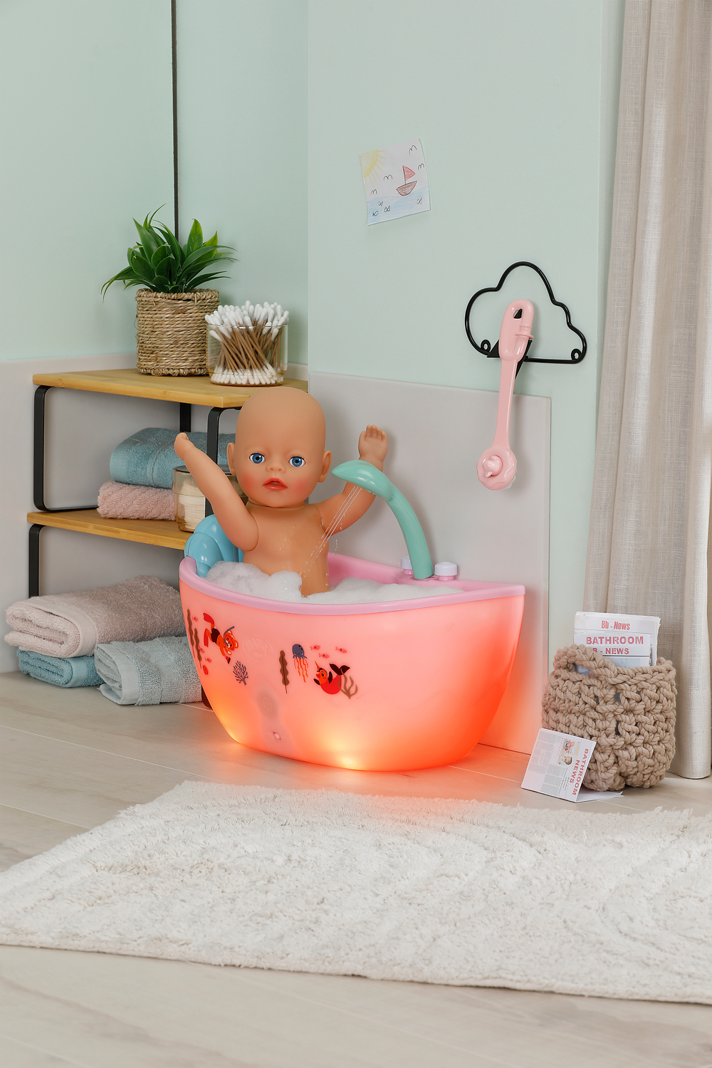 Автоматическая ванночка для куклы Baby Born – Сказочное купание (837993) фото9