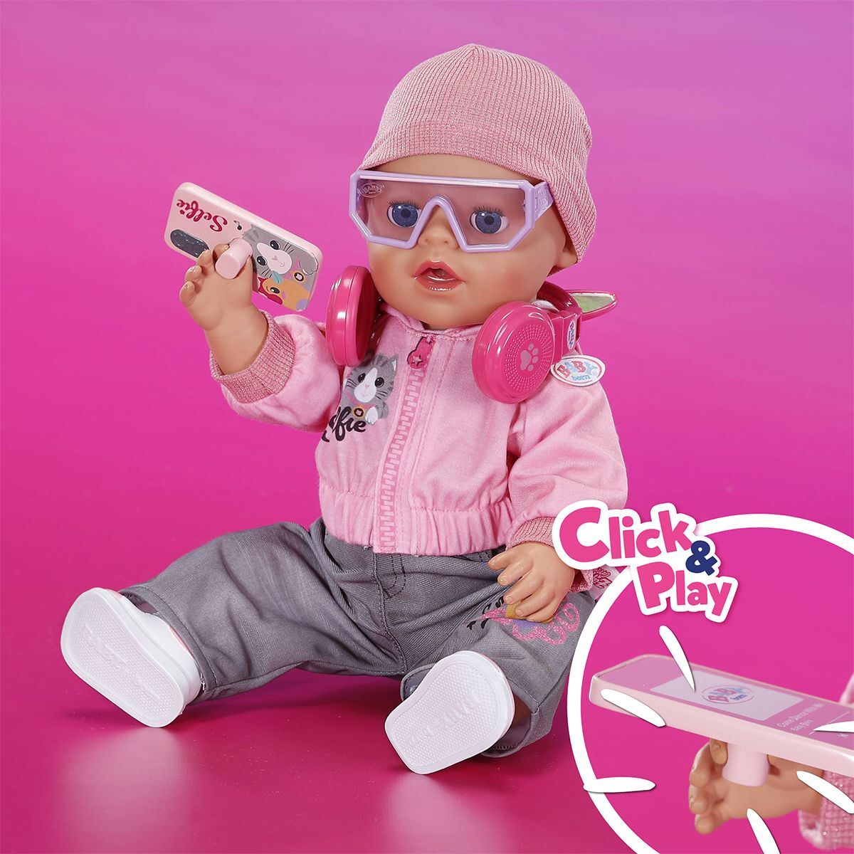Набор одежды и аксессуаров для куклы Baby Born – Крутая девочка (840009) фото