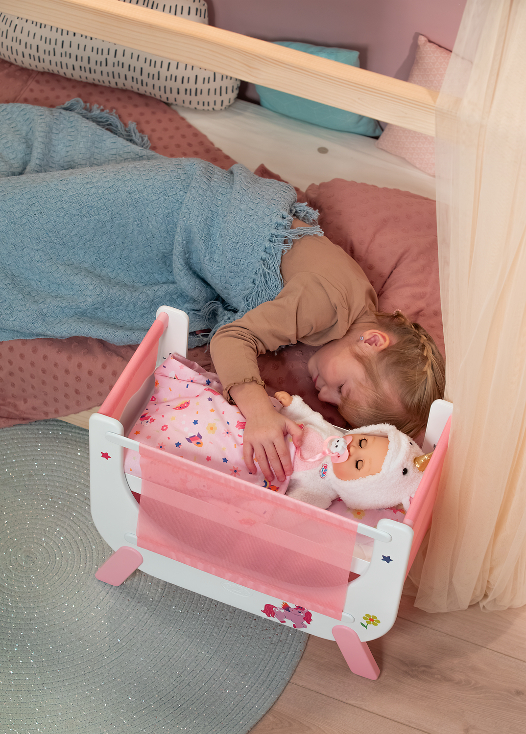 Кроватка для куклы BABY born – Сны Единорога (840993) фото