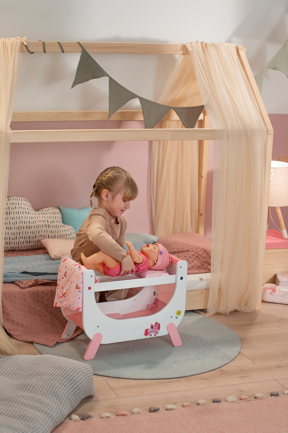 Кроватка для куклы BABY born – Сны Единорога (840993) фото
