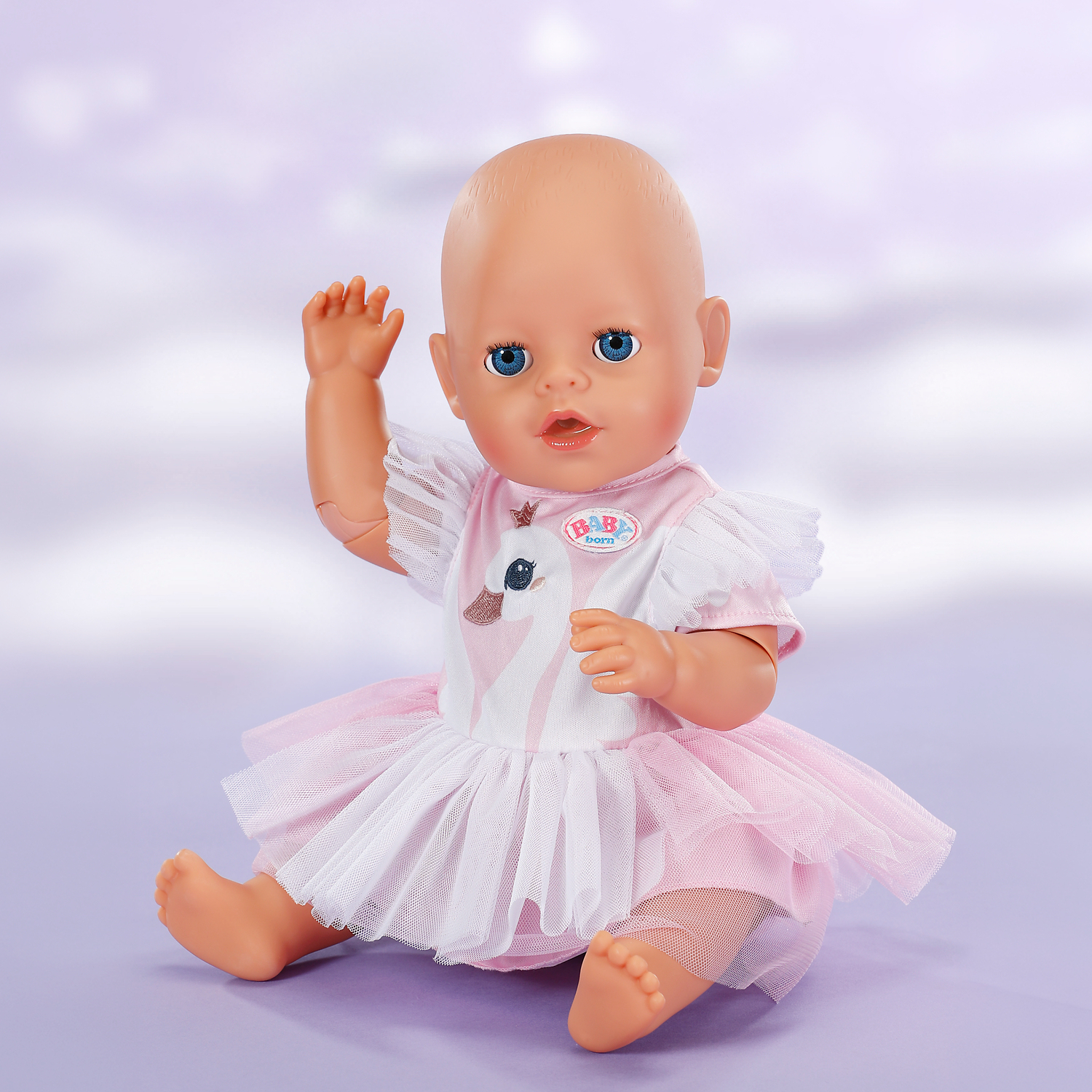 Одежда для куклы Baby Born – Платье с лебедем (43 см) (841099) фото