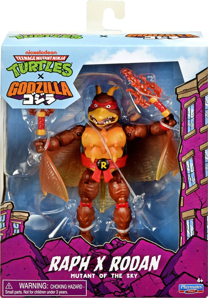 Фігурка TMNT x Godzilla – Раф в образі Родана (84674) фото4