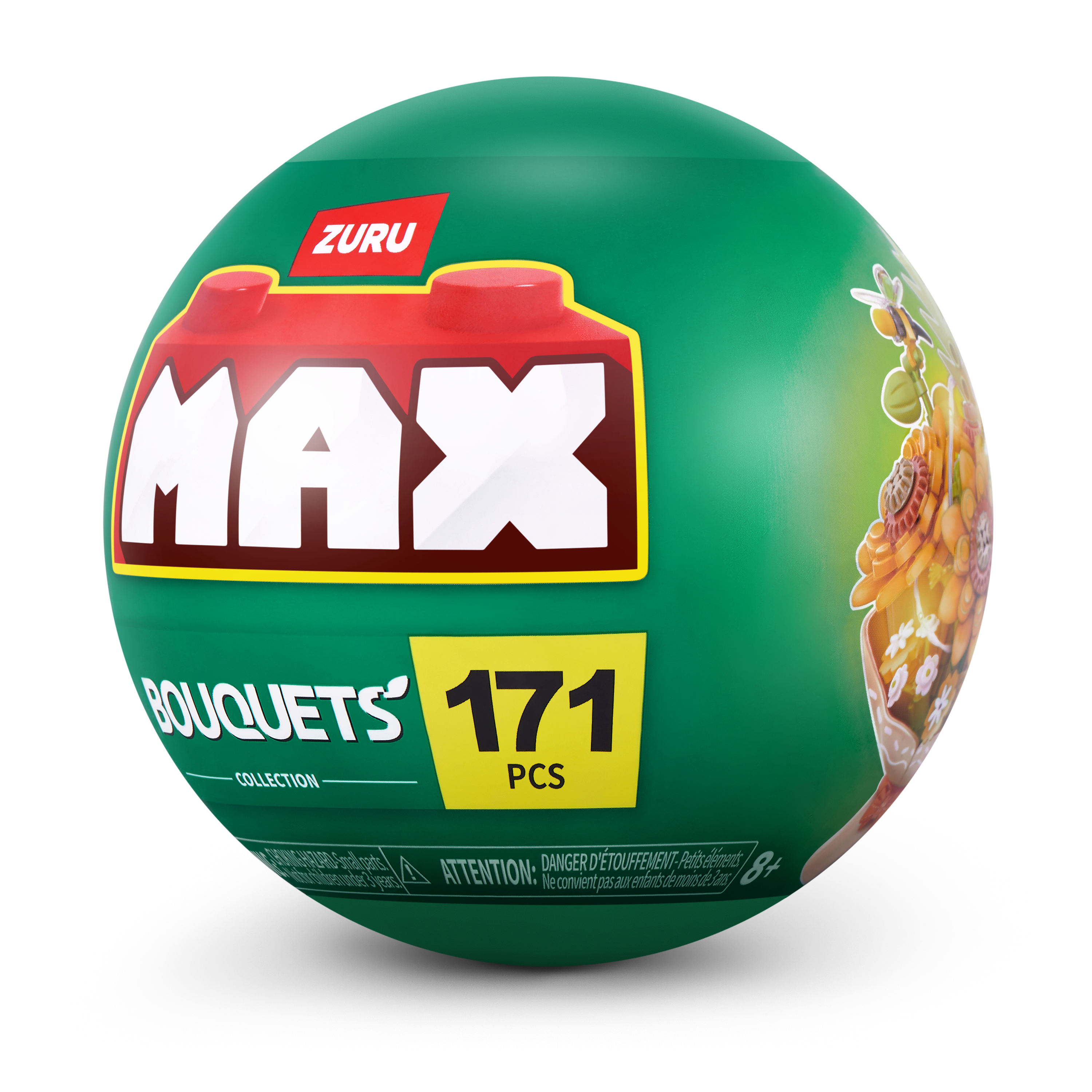 Конструктор в капсуле Max серии Bouquets S1 – Букет подсолнечников (свет) (83248DGQ8) фото3
