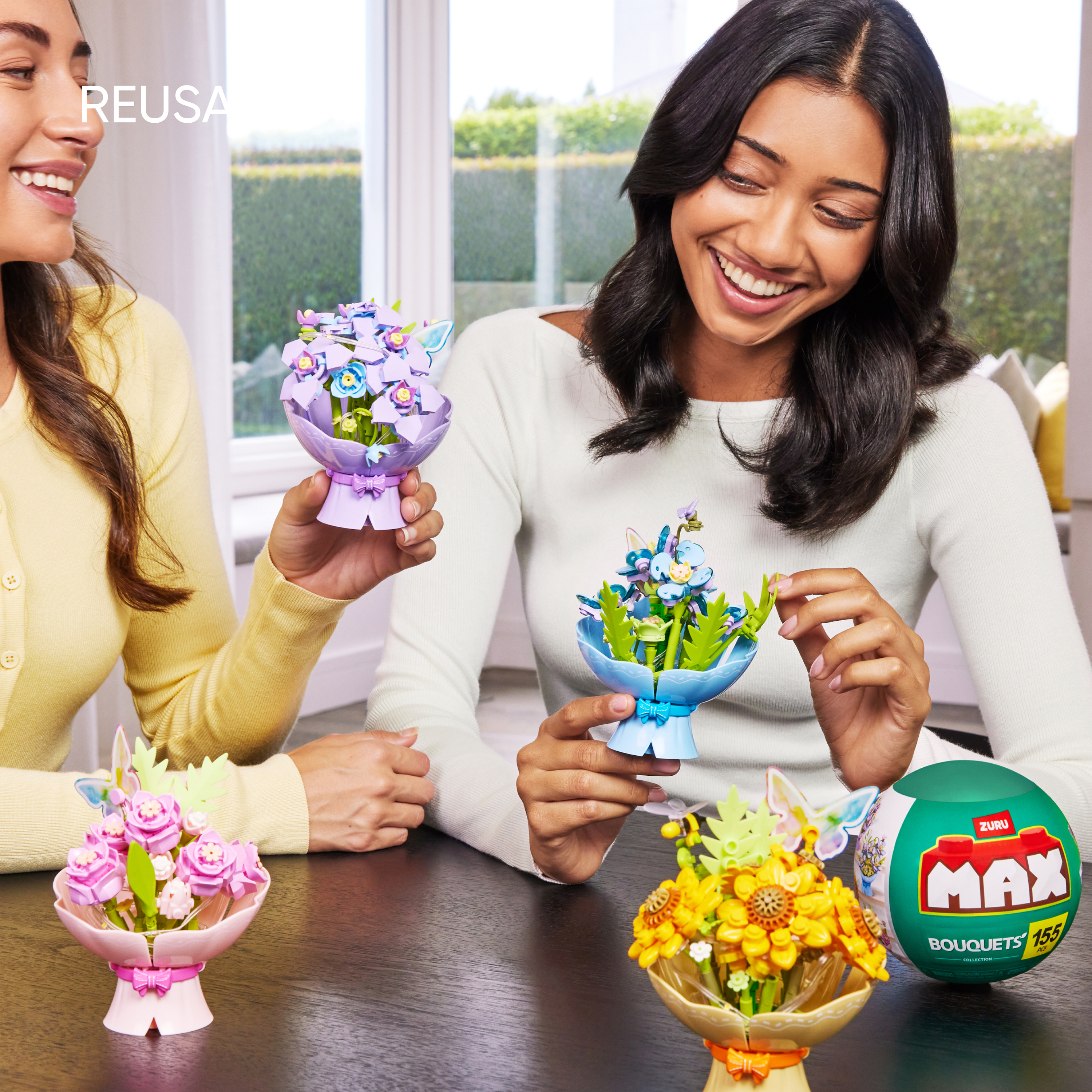Конструктор в капсуле Max серии Bouquets S1 – Букет подсолнечников (свет) (83248DGQ8) фото5