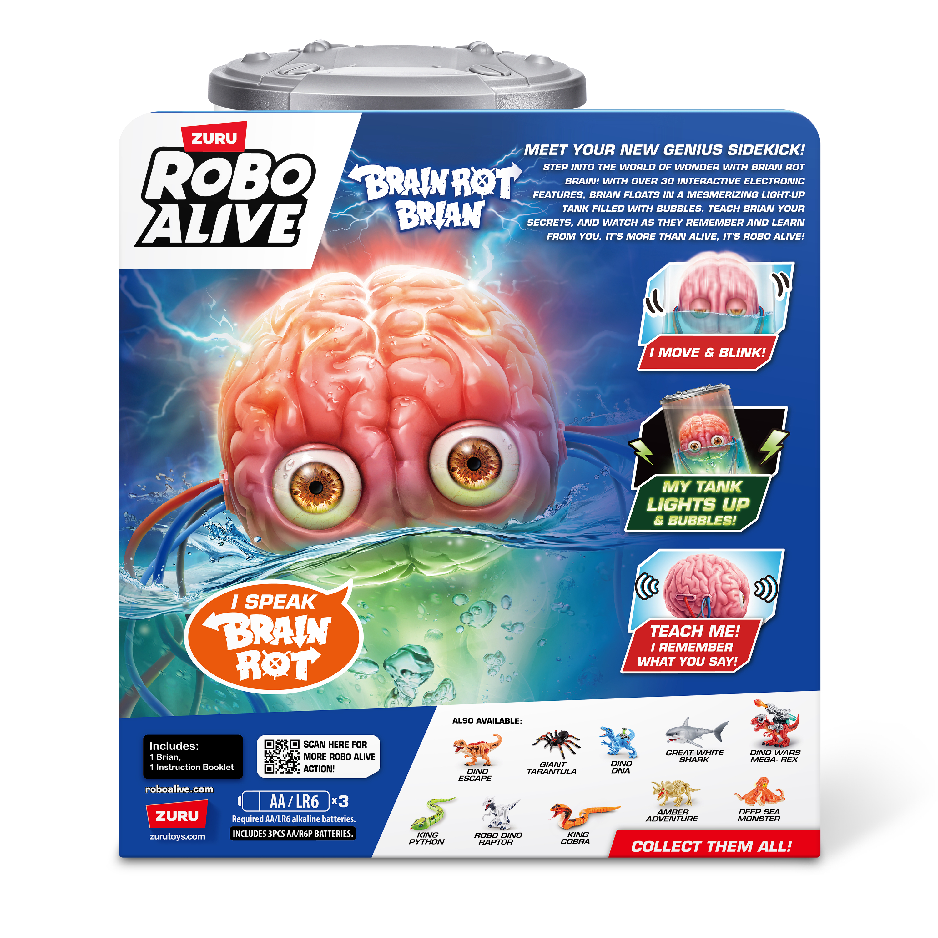 Інтерактивна іграшка Robo Alive – Мозок Браян (71172) фото4