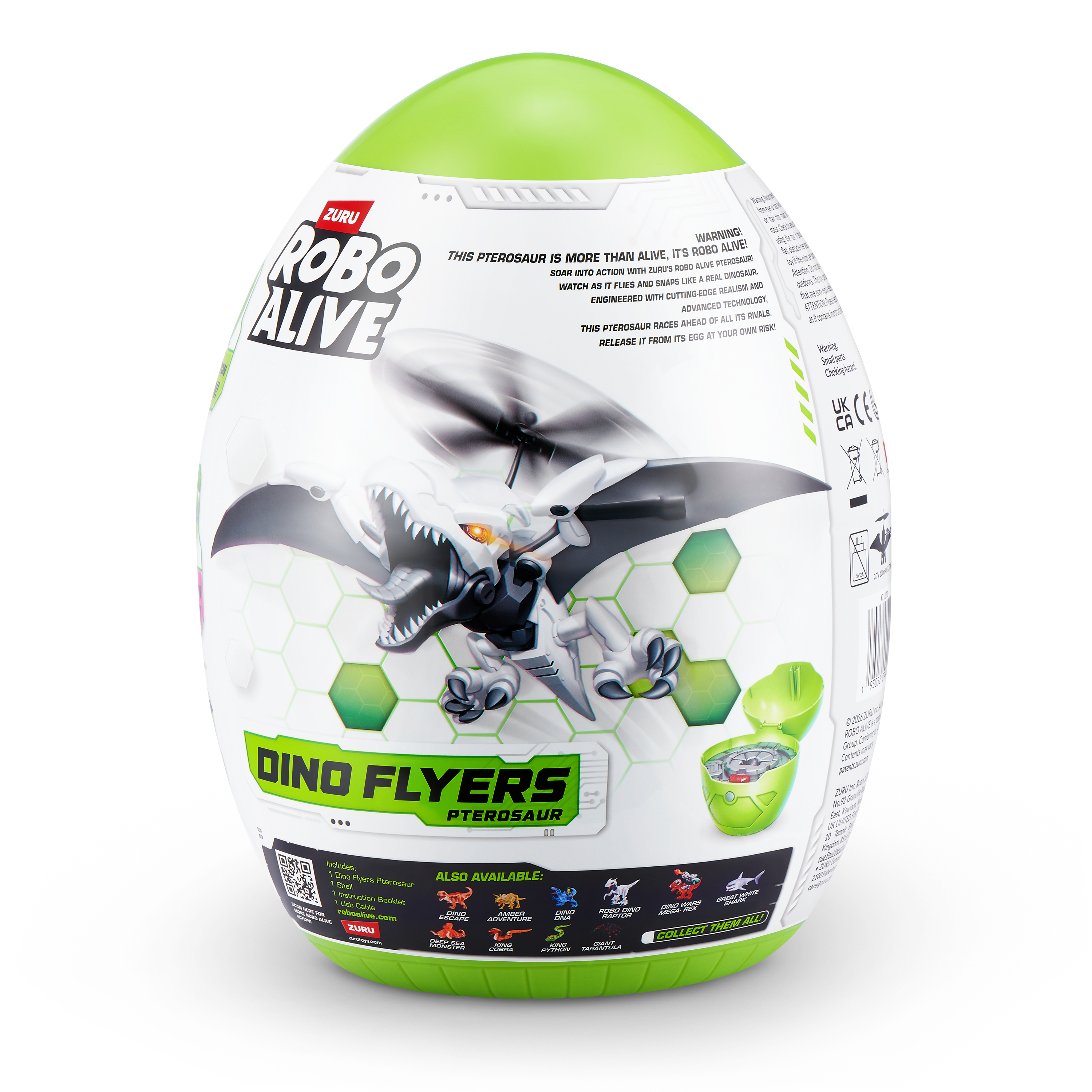 Интерактивная игрушка Robo Alive – Летающий птеродактиль (71173D) фото4