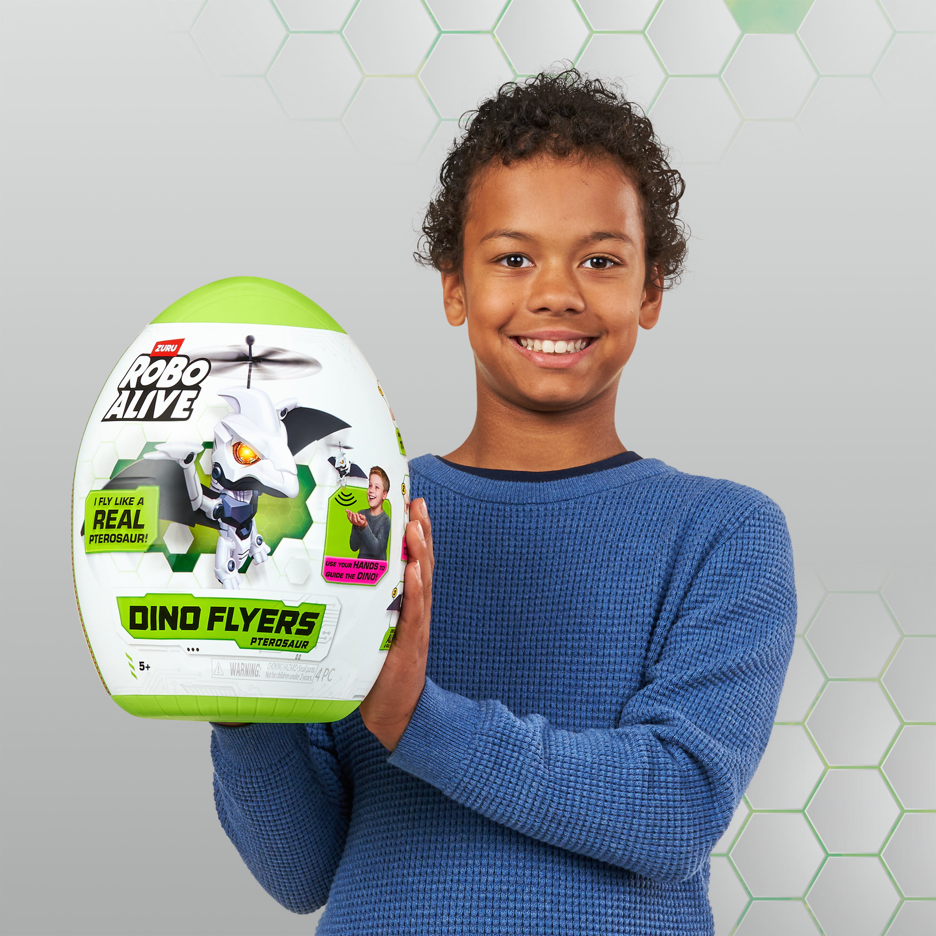 Интерактивная игрушка Robo Alive – Летающий птеродактиль (71173D) фото6