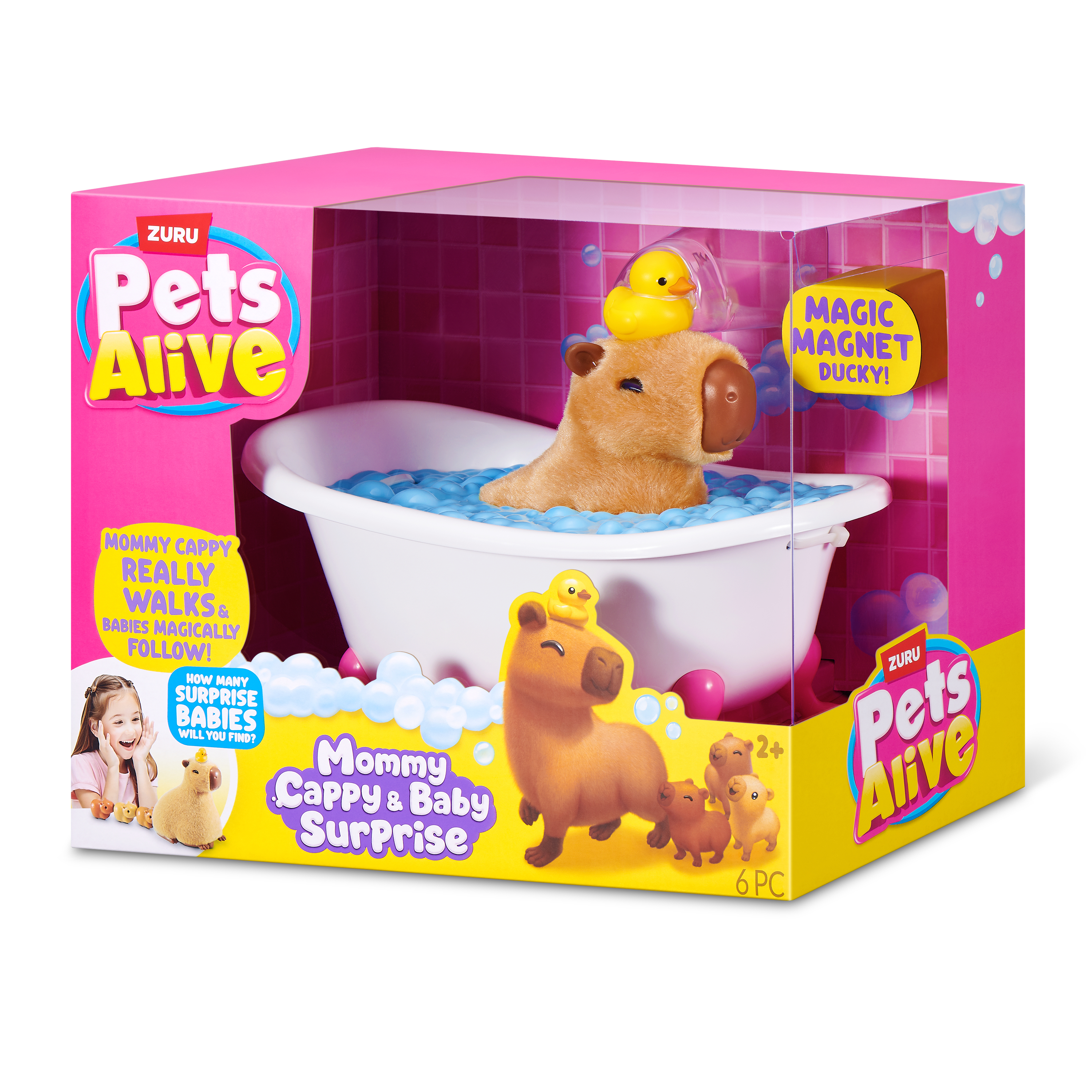 Інтерактивний ігровий набір Pets Alive – Мама капібара з сюрпризом (9574) фото3