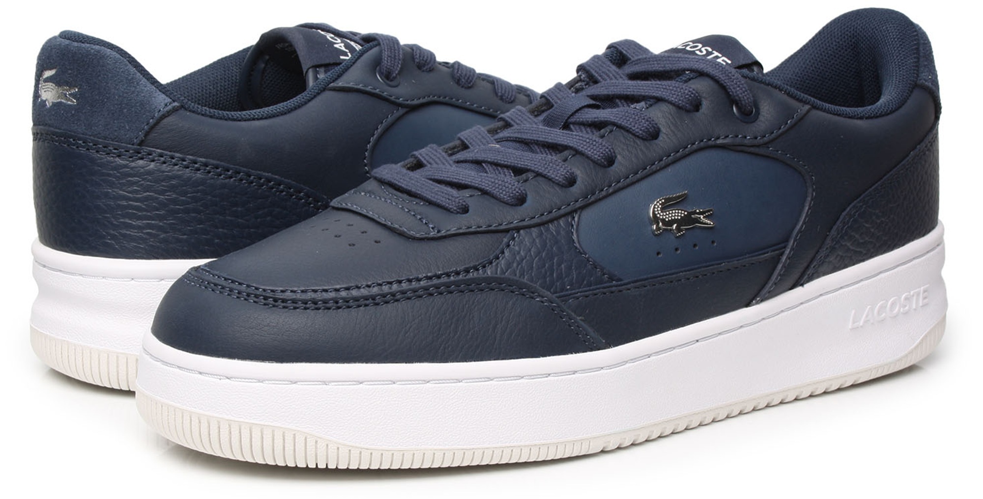 Кеди чоловічі Lacoste L001 Ace 752SMA0006092 40 (6,5 UK) темно-сині фото3