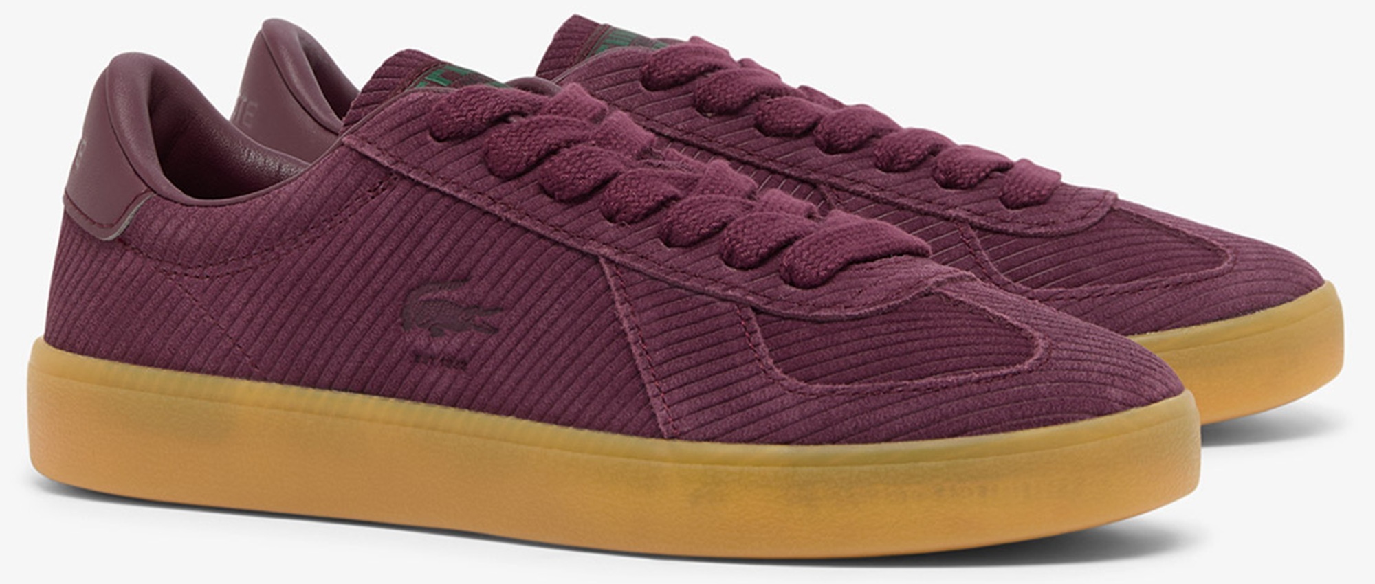 Кеды женские Lacoste Baseshot Pro Suede 752SFA0125AMD 37,5 (4,5 UK) бордовые фото3