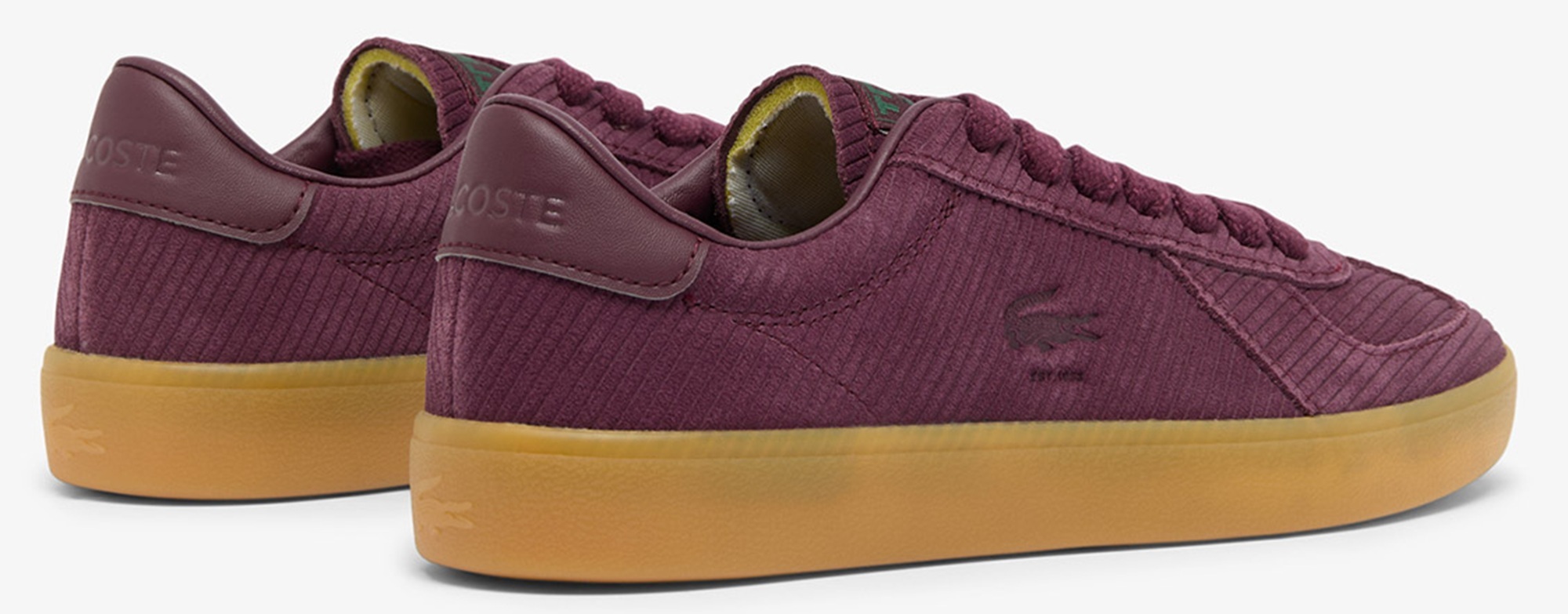Кеды женские Lacoste Baseshot Pro Suede 752SFA0125AMD 39 (5,5 UK) бордовые фото4