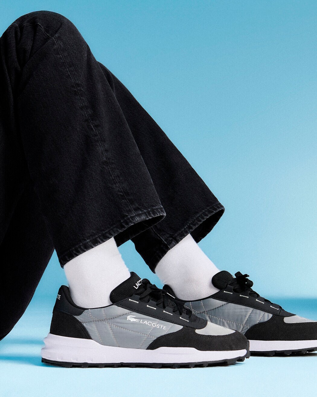 Кроссовки мужские Lacoste Elite Active Evo 751SMA0037-312 46 (11 UK) серые/черные фото8