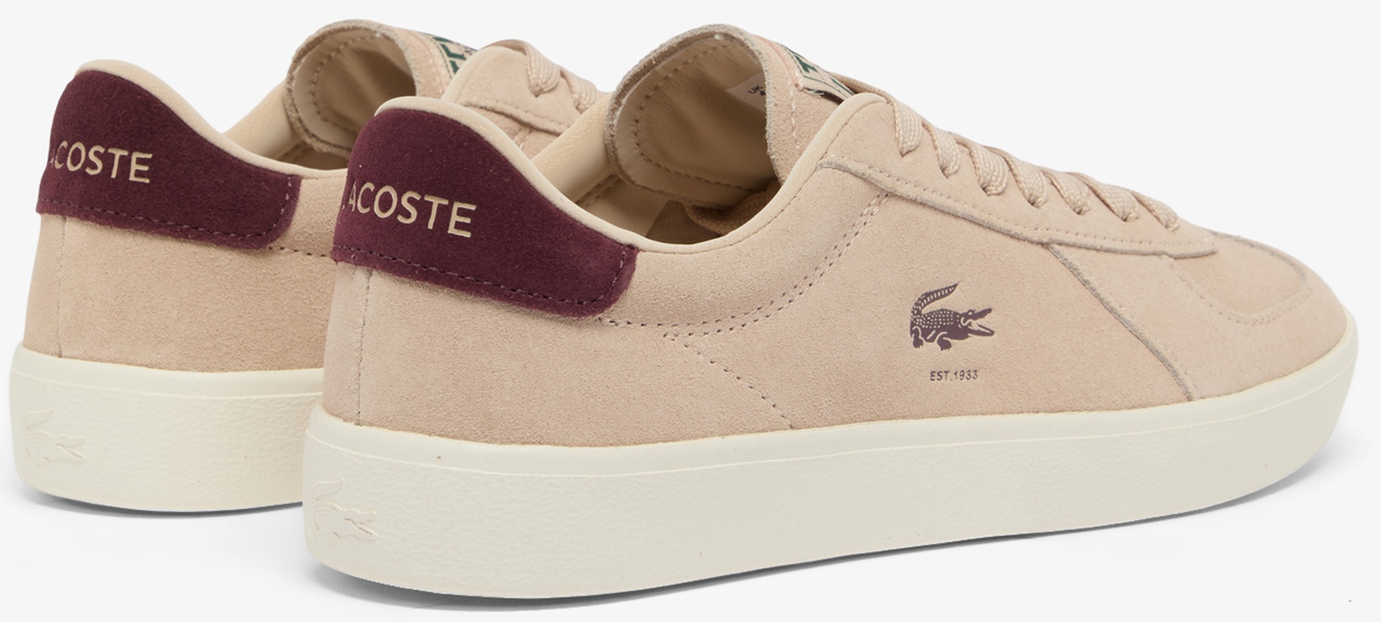Кеди жіночі Lacoste Baseshot Pro 752SFA0038AD6 37 (4 UK) світло-бежеві фото3