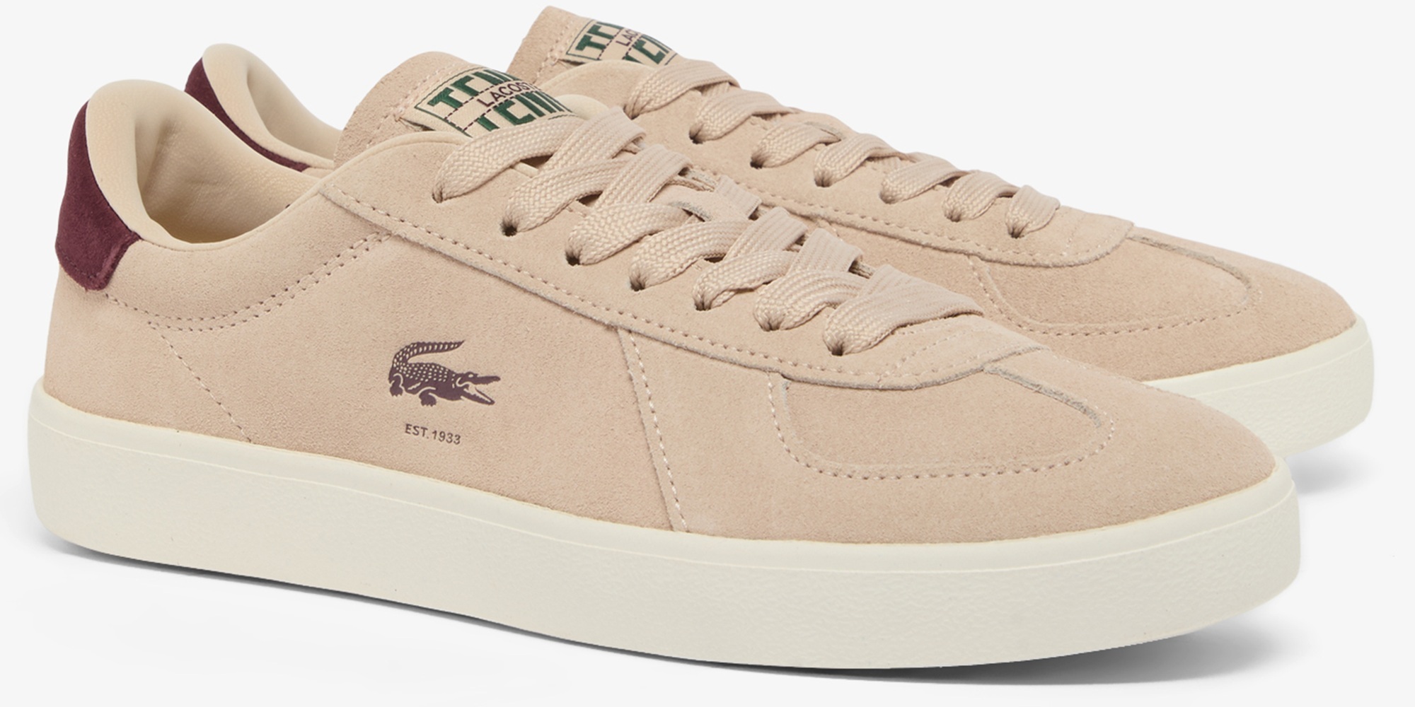 Кеди жіночі Lacoste Baseshot Pro 752SFA0038AD6 37,5 (4,5 UK) світло-бежеві фото2