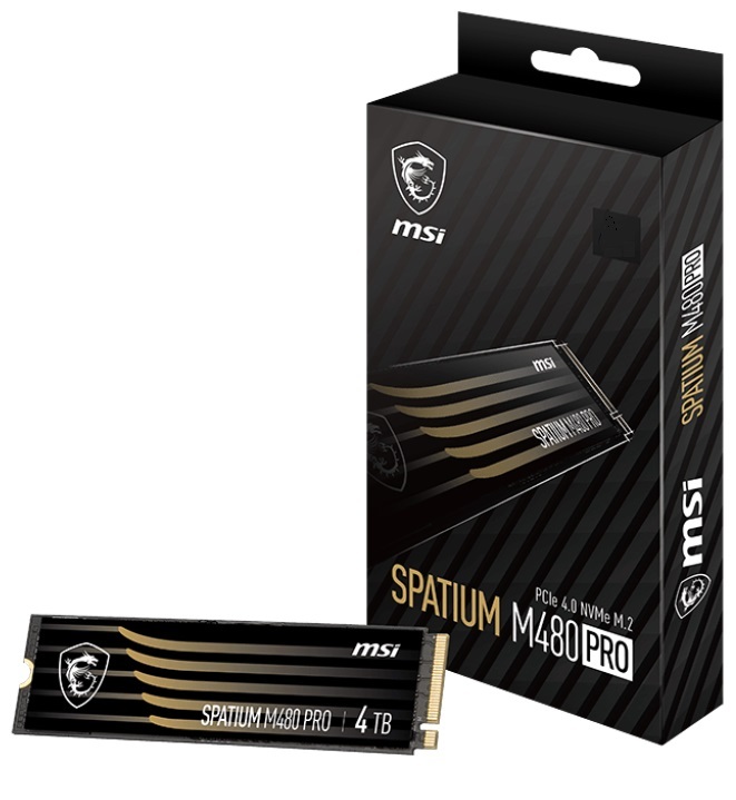 SSD накопитель MSI Spatium M480 Pro 1TB M.2 (S78-440L1G0-P83) фото2