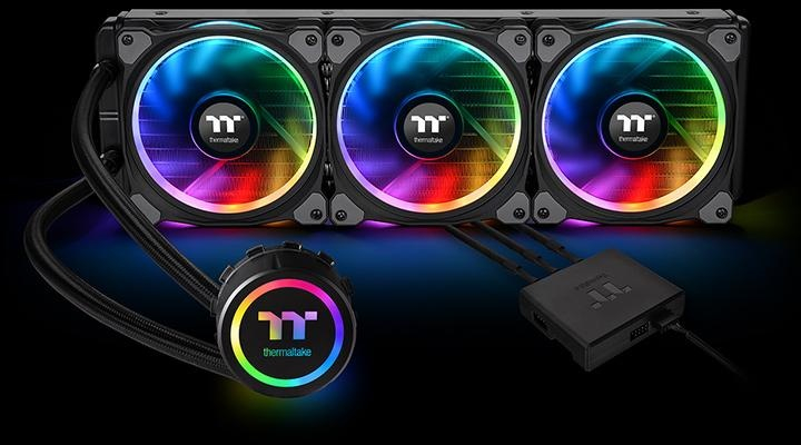 Система водного охлаждения Thermaltake Floe Riing RGB 360 TT Premium Edition (CL-W158-PL12SW-A) фото5