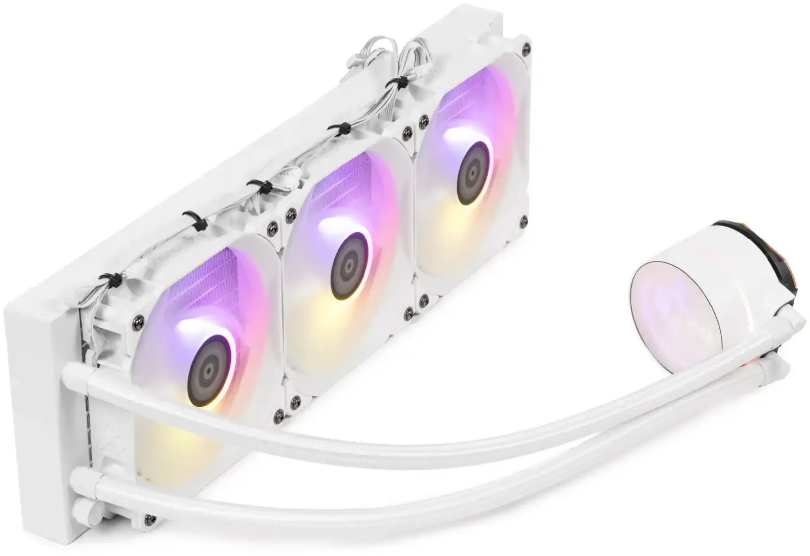 Система водяного охолодження Qube OEM (ZT-360 white) фото2