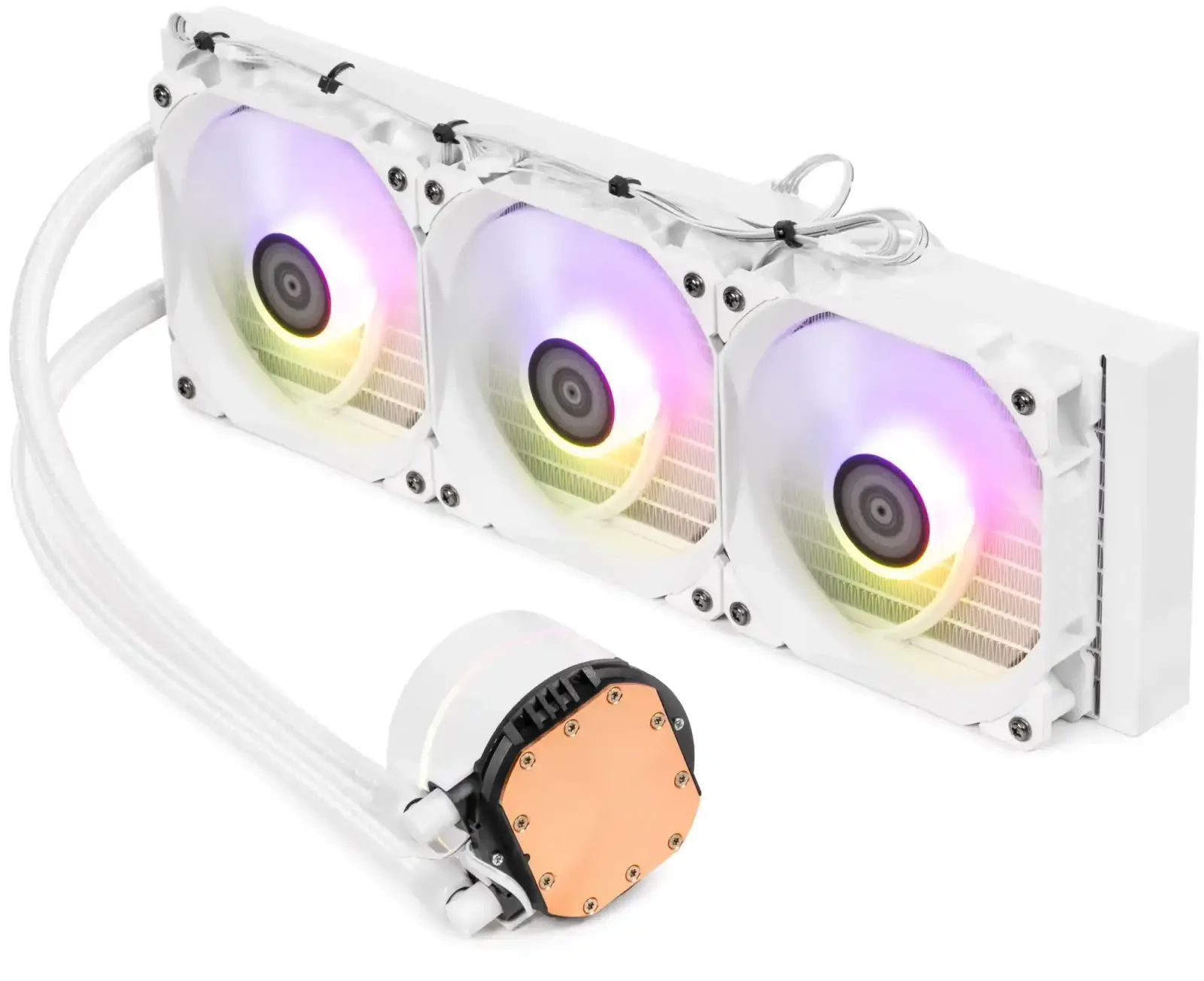 Система водяного охолодження Qube OEM (ZT-360 white) фото3