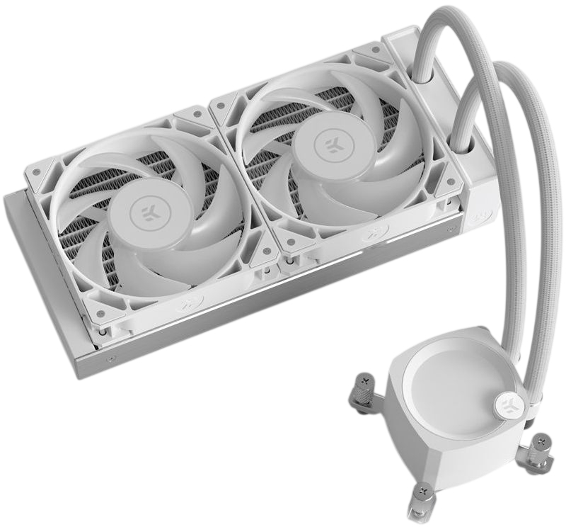 Система водяного охолодження EKWB EK-Nucleus AIO CR240 Lux D-RGB White (3831109897843) фото