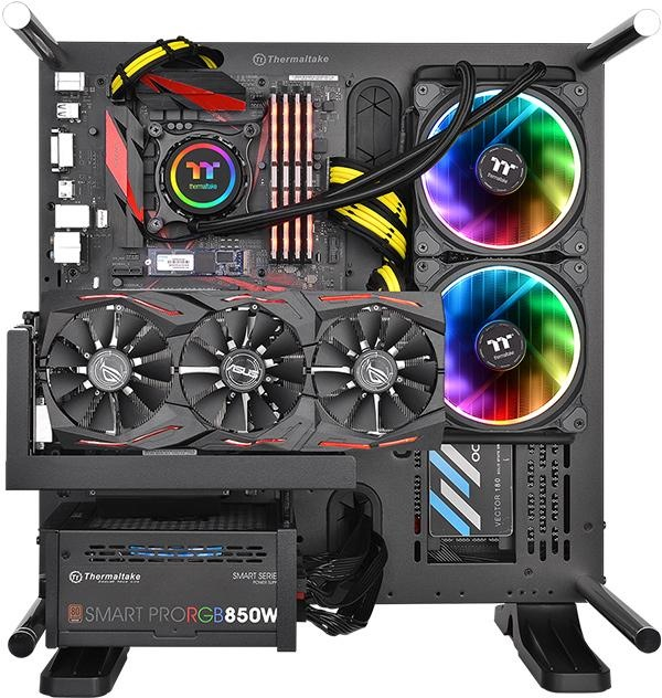 Система водного охлаждения Thermaltake Floe Riing RGB 280 TT Premium Edition (CL-W167-PL14SW-A) фото4